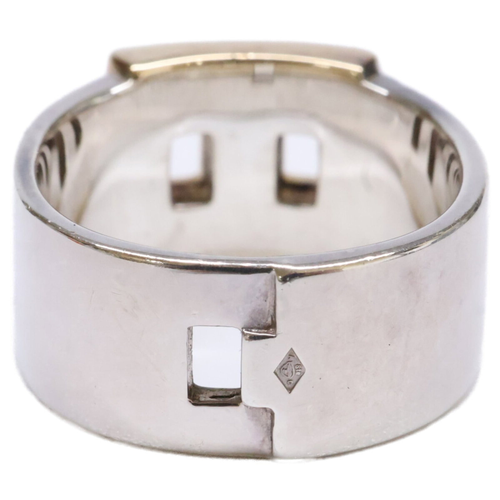 Silver Ring Band Hermes 925 - 3