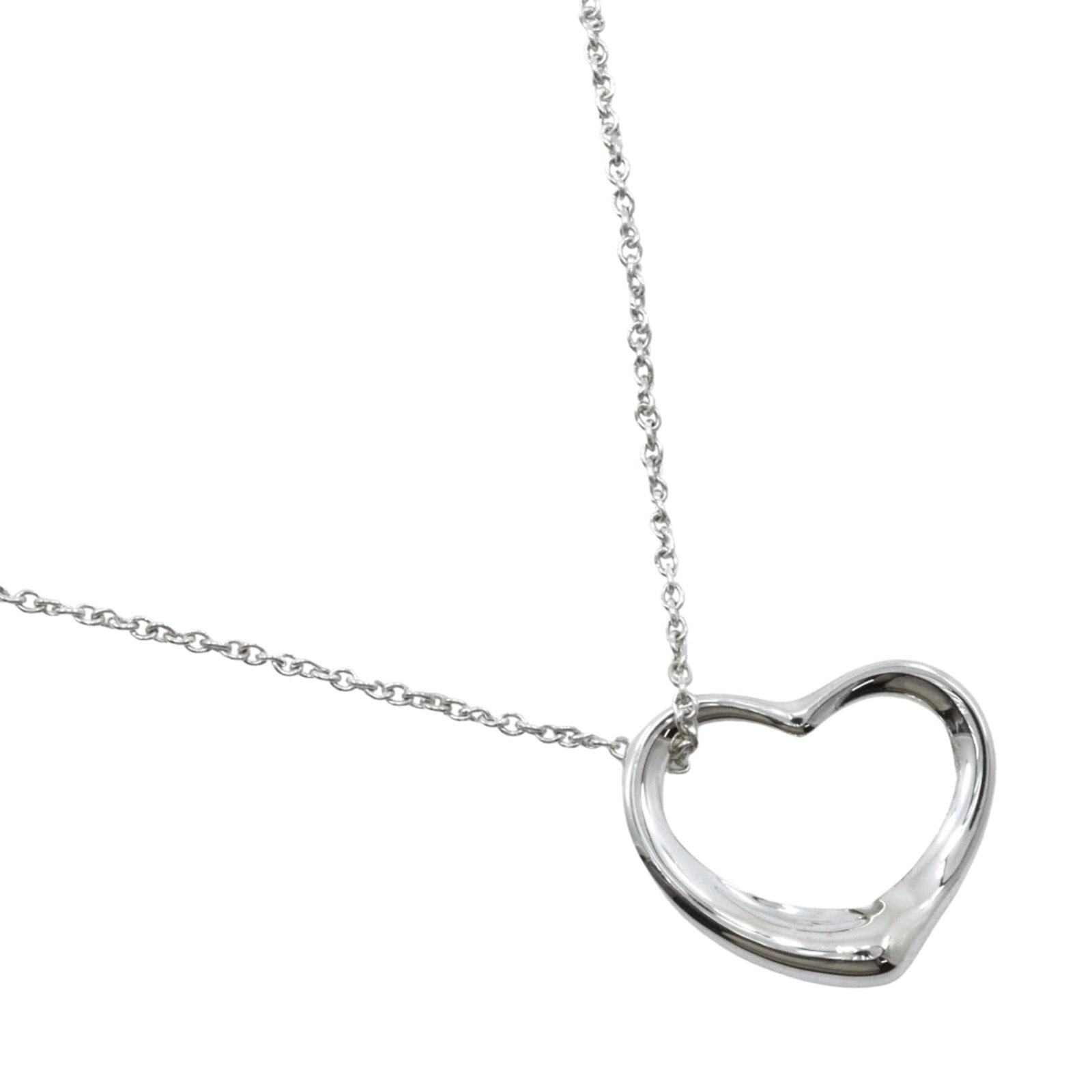 Elsa Peretti Design Sterling Silver 925 Necklace Open Tiffany Women'S Approx 5G: Elsa Peretti Design Sterling Silver 925 Necklace Open Tiffany Women'S Approx 5G Item Specifics: Brand: Tiffany Necklace Type: Necklace Gender: Women Material: Silver 925 Neck Circumference: 42 cm /
