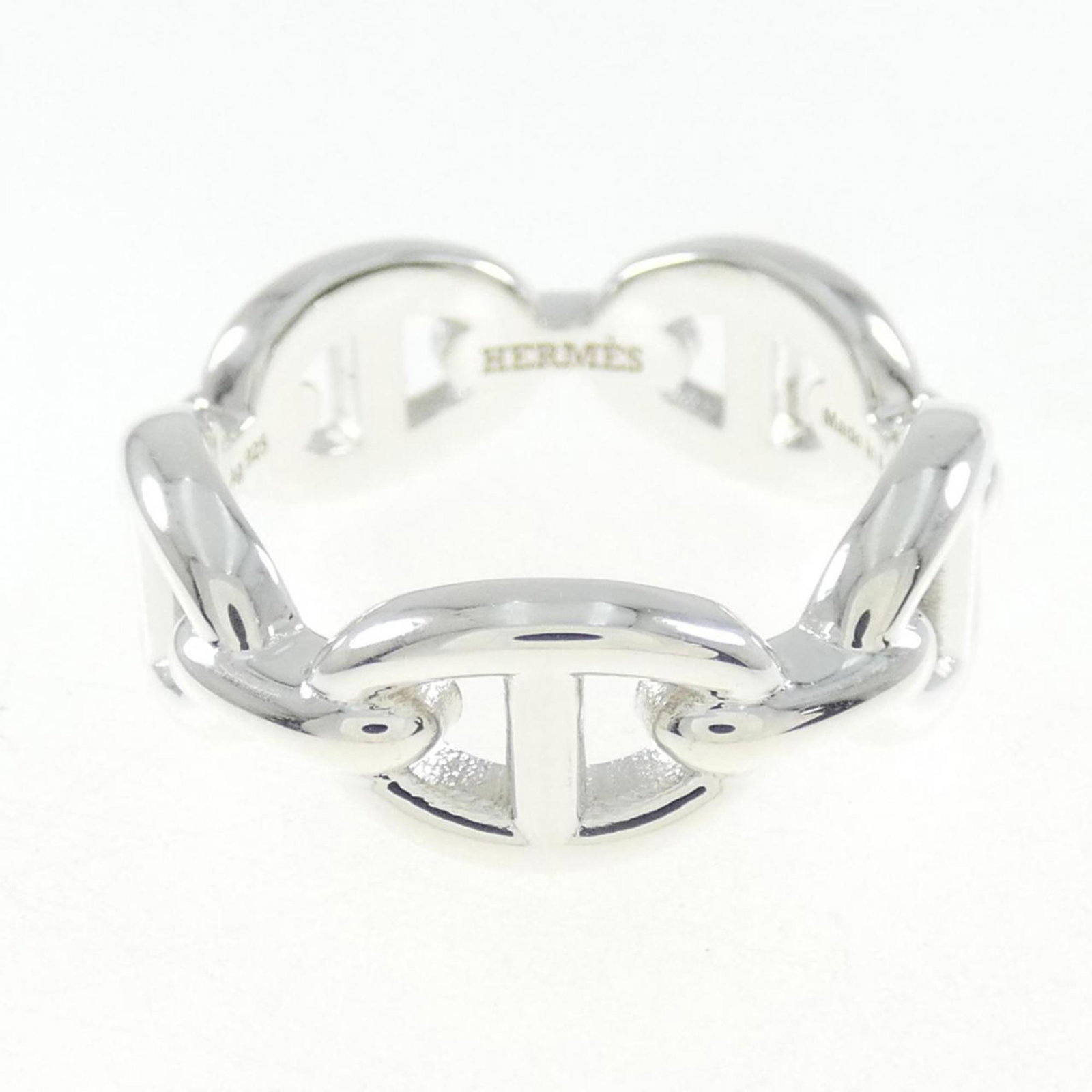 Silver Ring Band Hermes 925 - 2