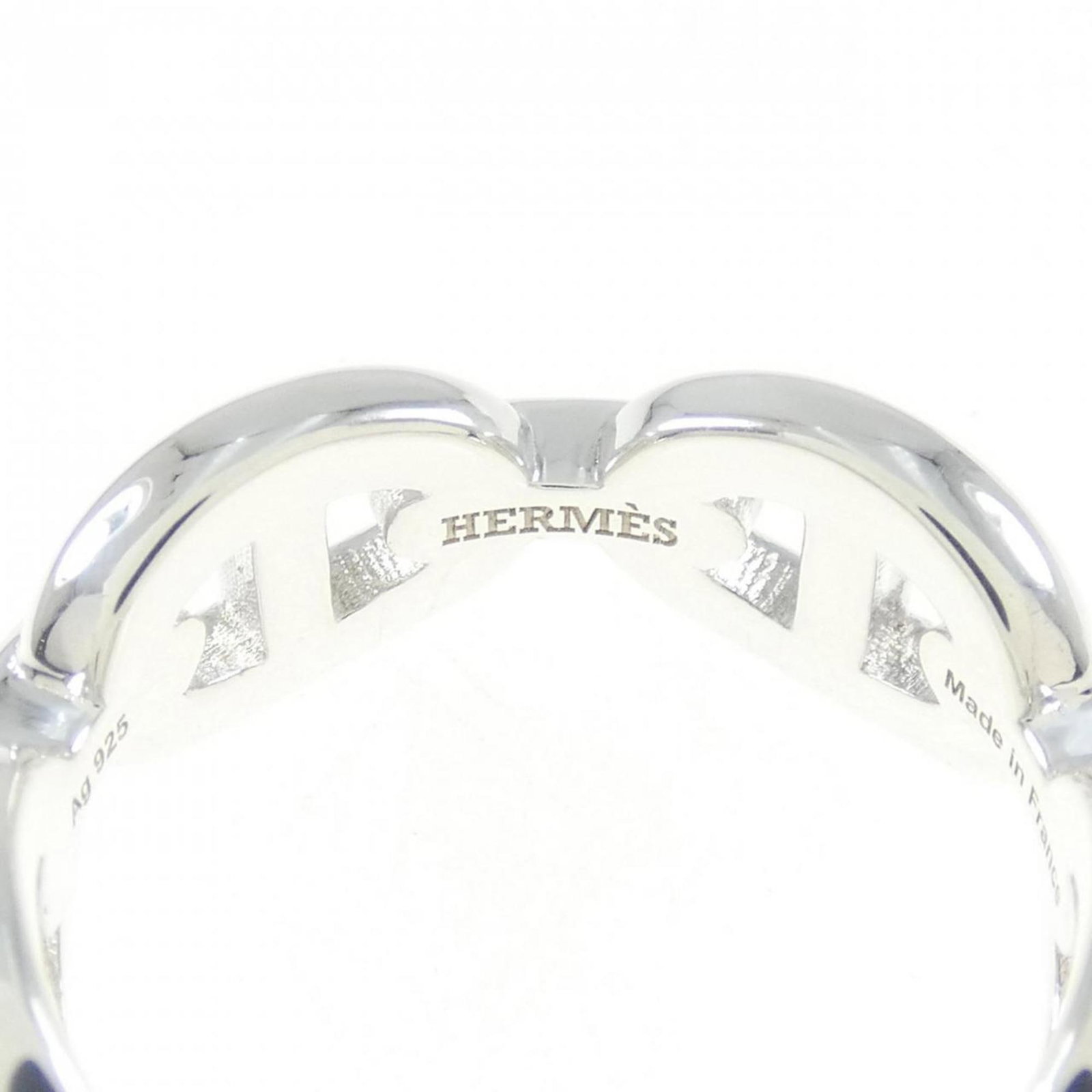 Silver Ring Band Hermes 925 - 3