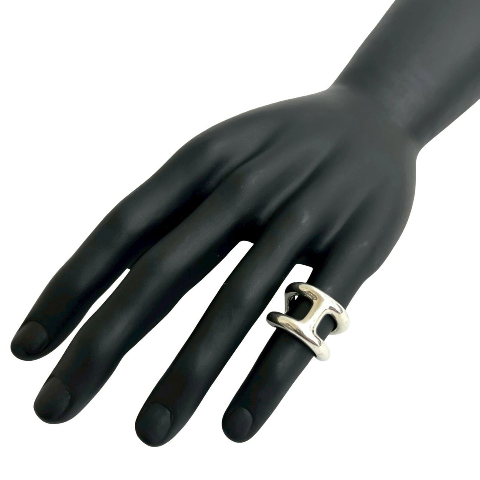 Silver Ring Band Hermes 925 - 2