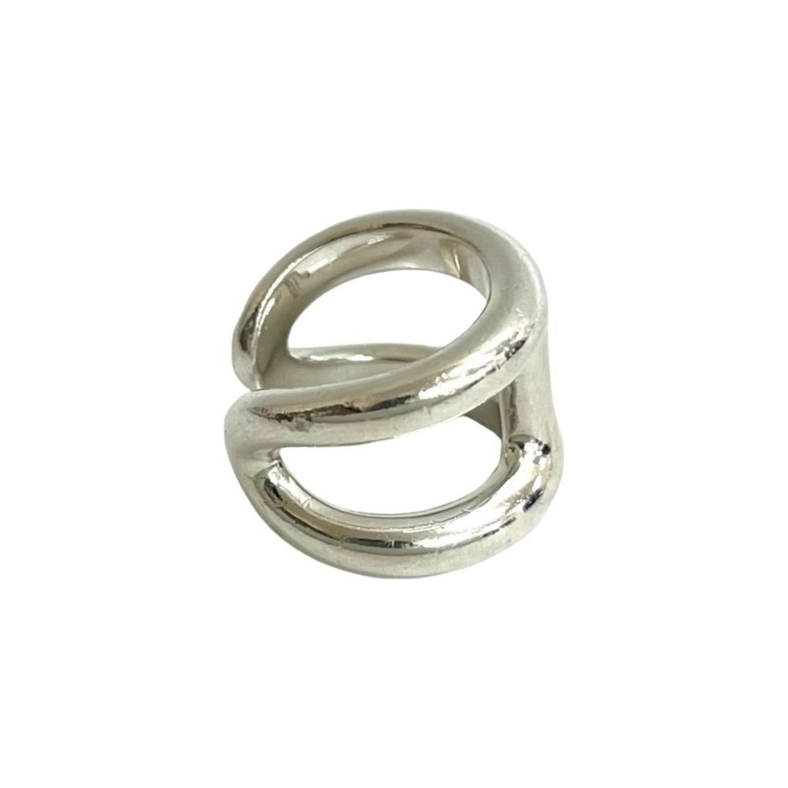 Silver Ring Band Hermes 925 - 4
