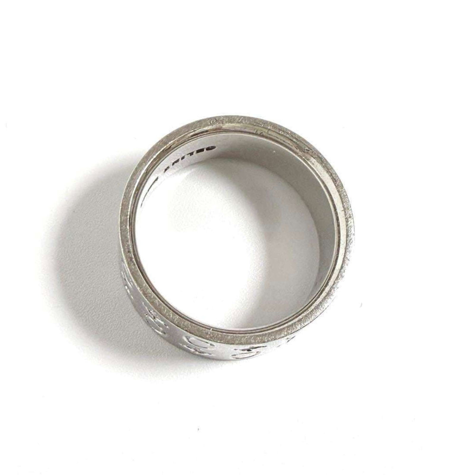Silver ring Celine band - 5
