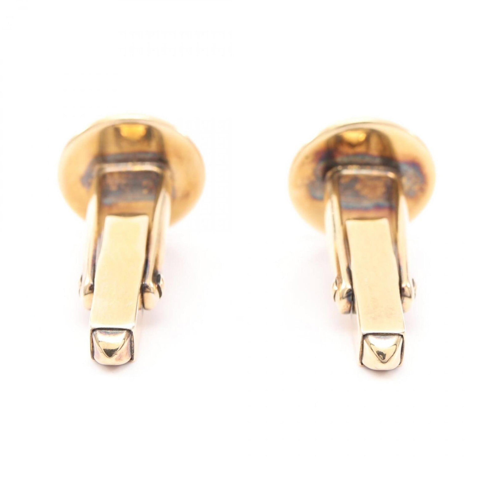 Louis Vuitton cufflinks gold plating - 2