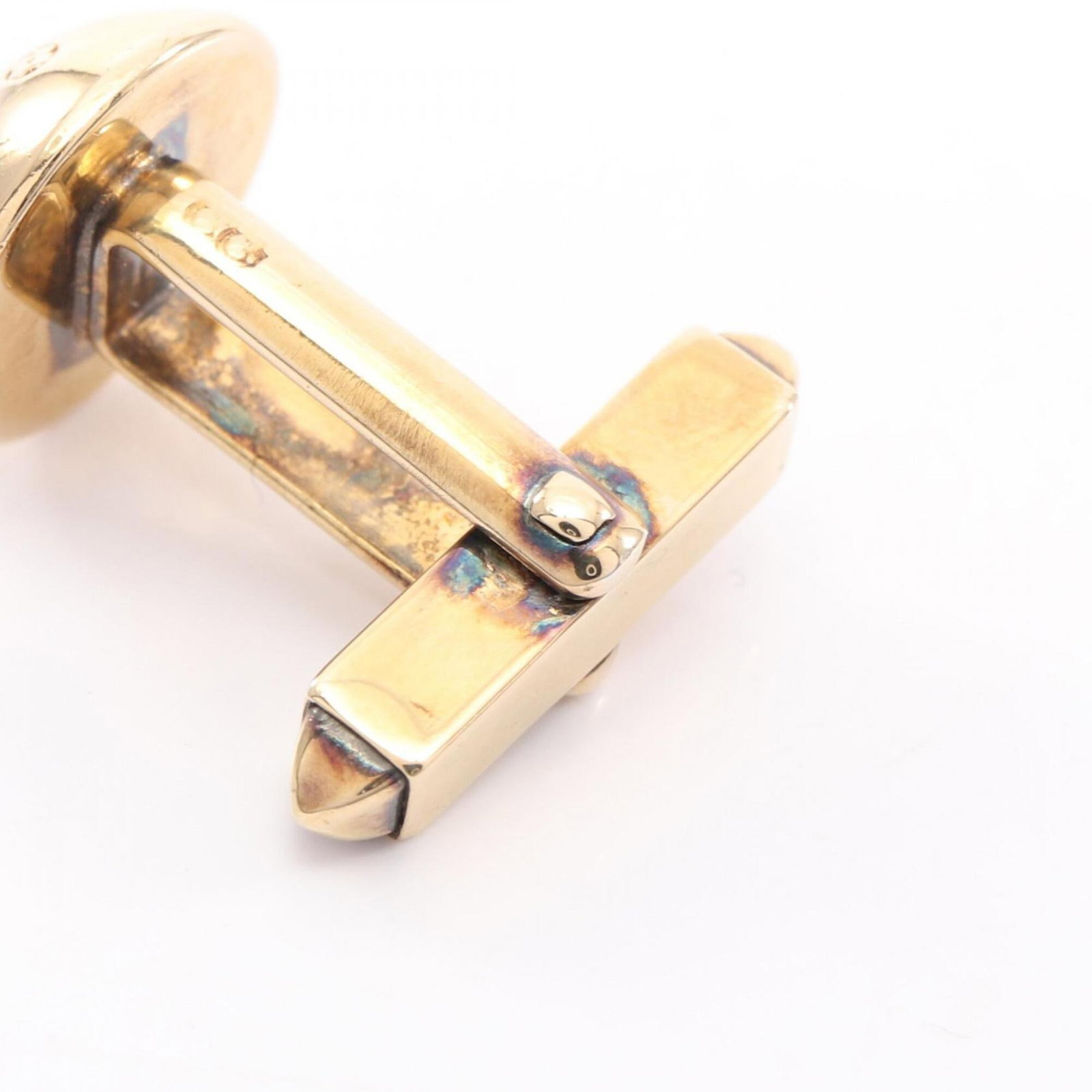 Louis Vuitton cufflinks gold plating - 6