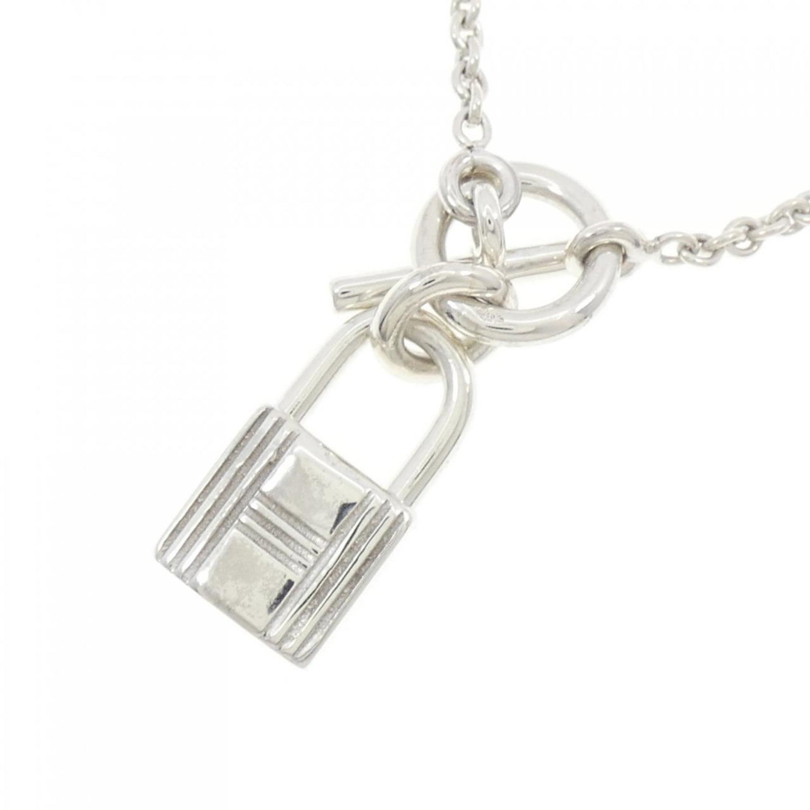 Hermes Necklace Padlock Amulet - 4