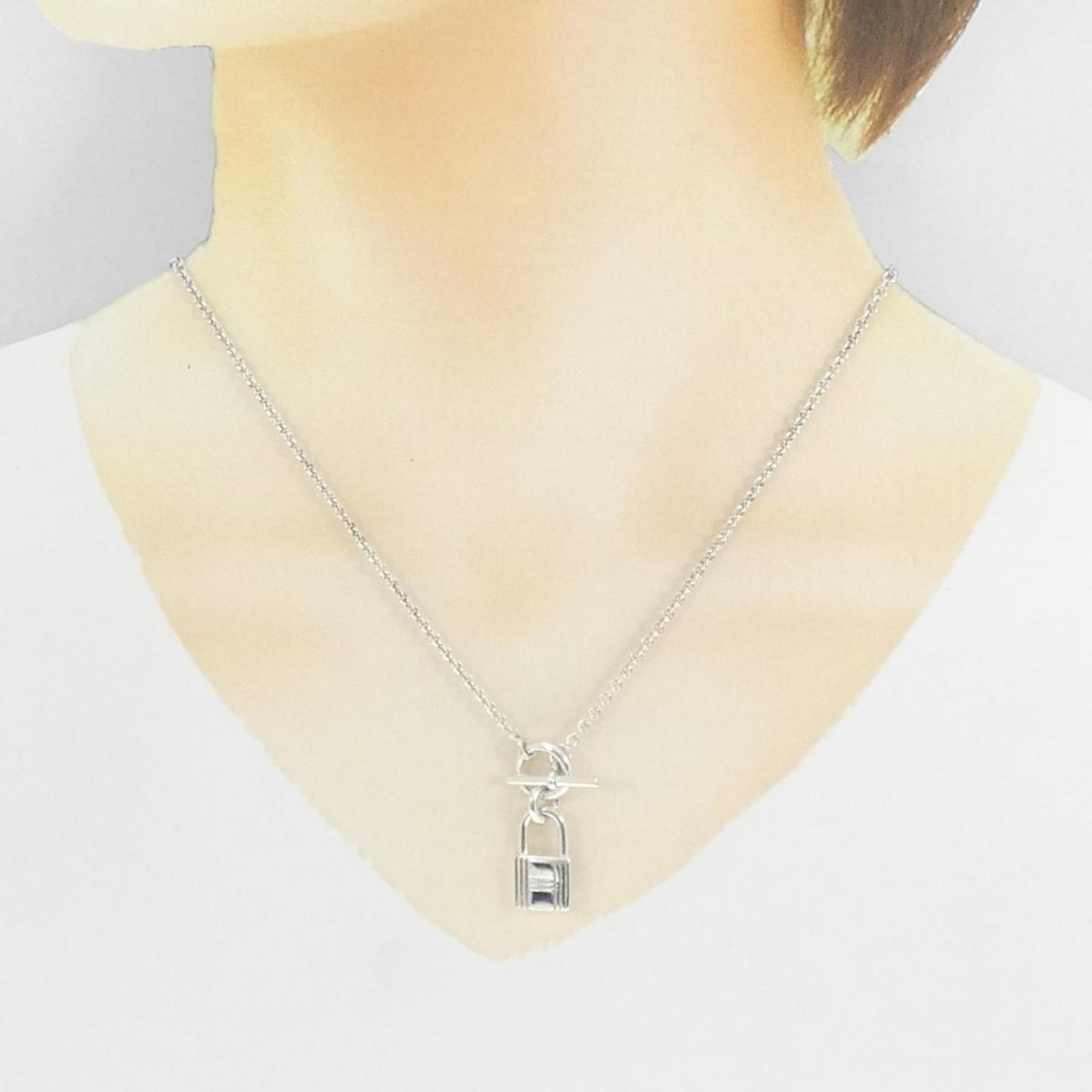 Hermes Necklace Padlock Amulet - 6