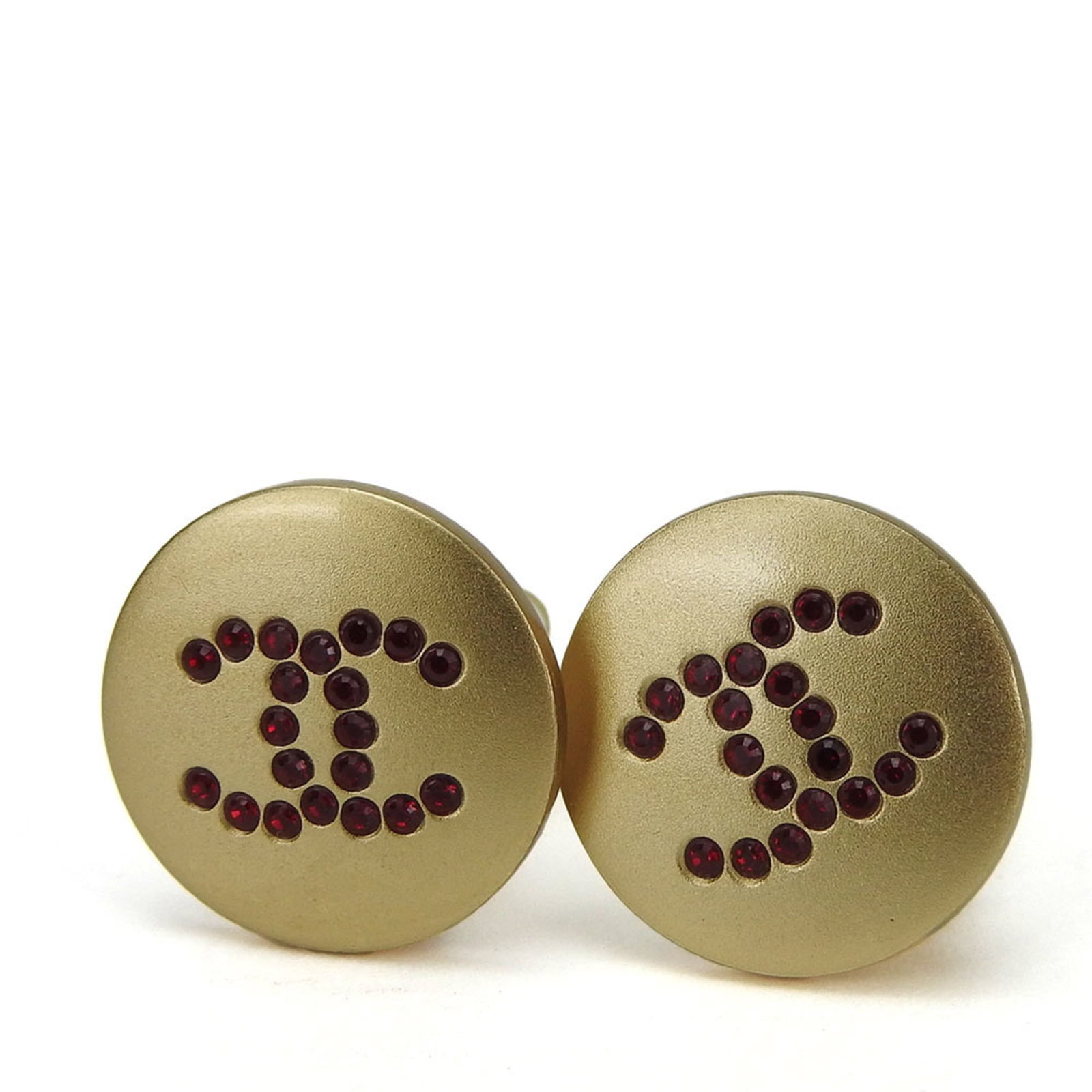 Chanel Clip Earrings Gold Plating: Chanel Clip Earrings Gold Plating Gold plating adds a touch of luxury to these sleek clip earrings, designed by the iconic French fashion house Chanel. Made from high-quality gold plating, they