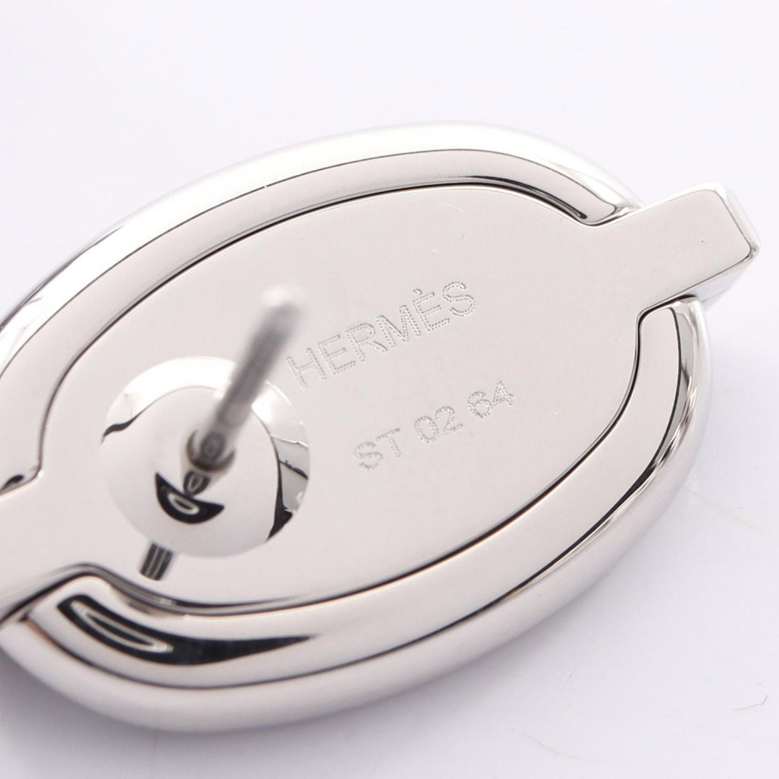 Hermes Steel Earrings Stud - 3