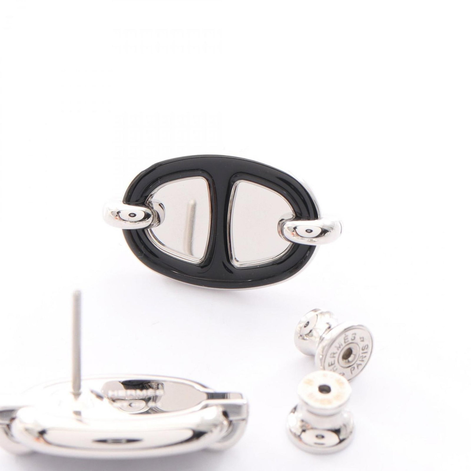 Hermes Steel Earrings Stud - 5