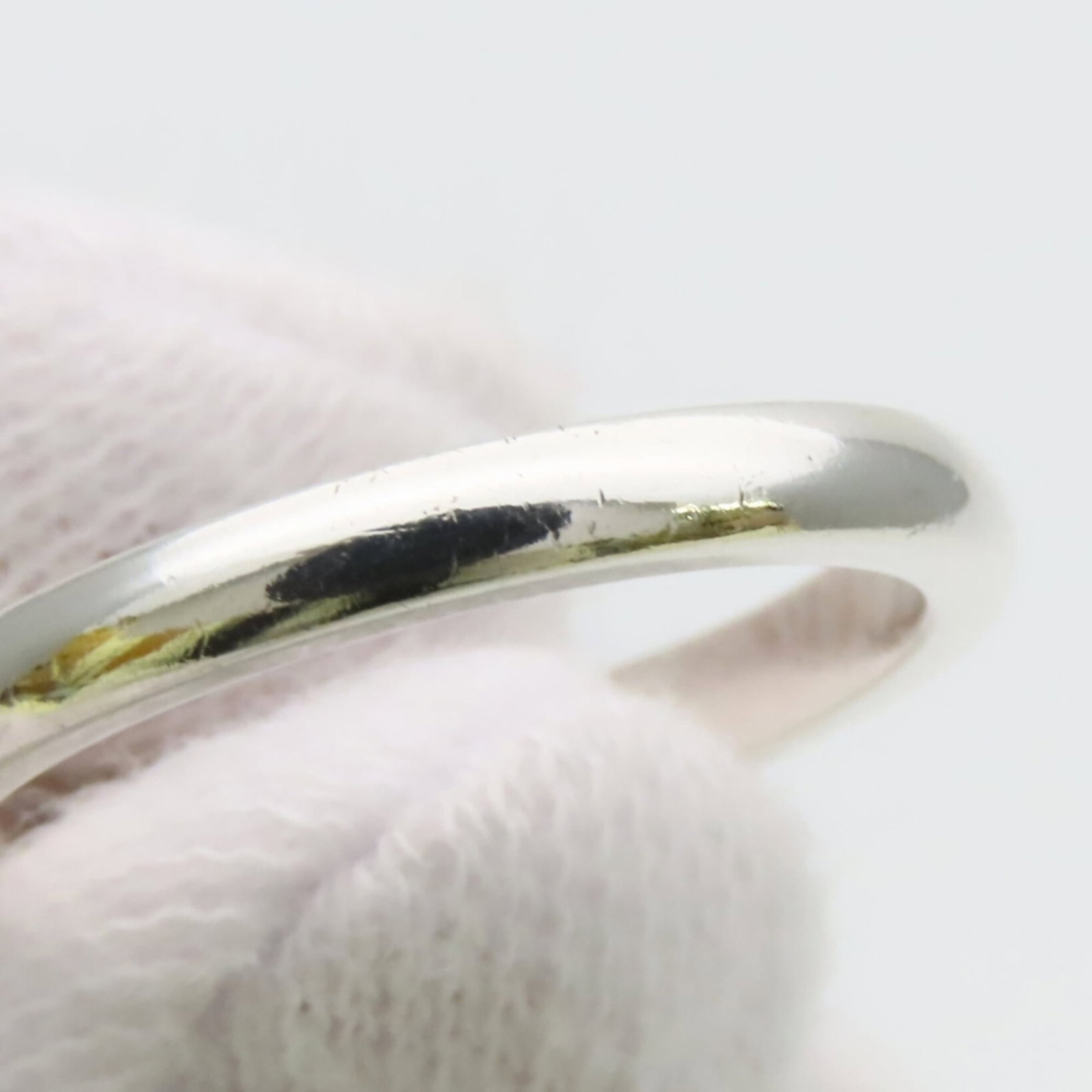 Silver 925 Tiffany Band Ring - 9