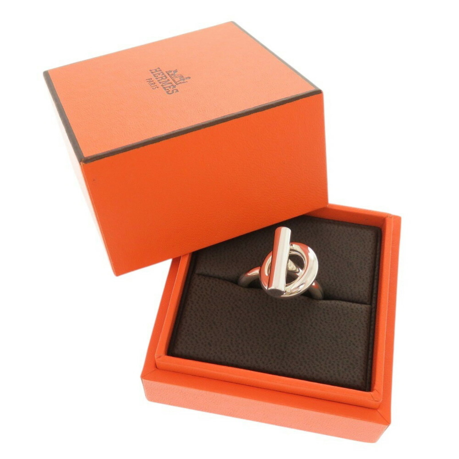 Silver Ring Band Hermes 925 - 3