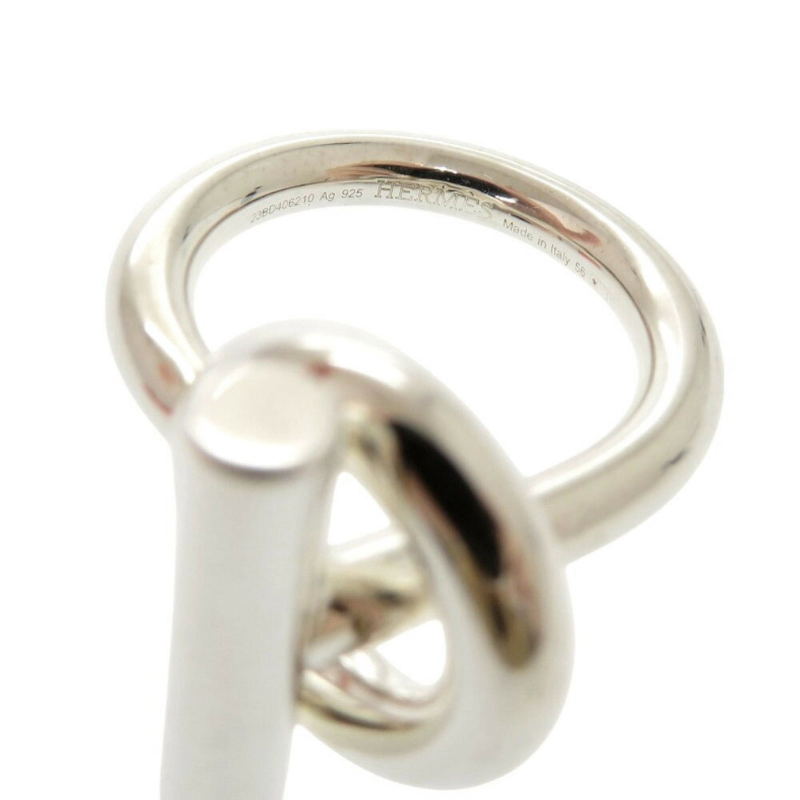 Silver Ring Band Hermes 925 - 7