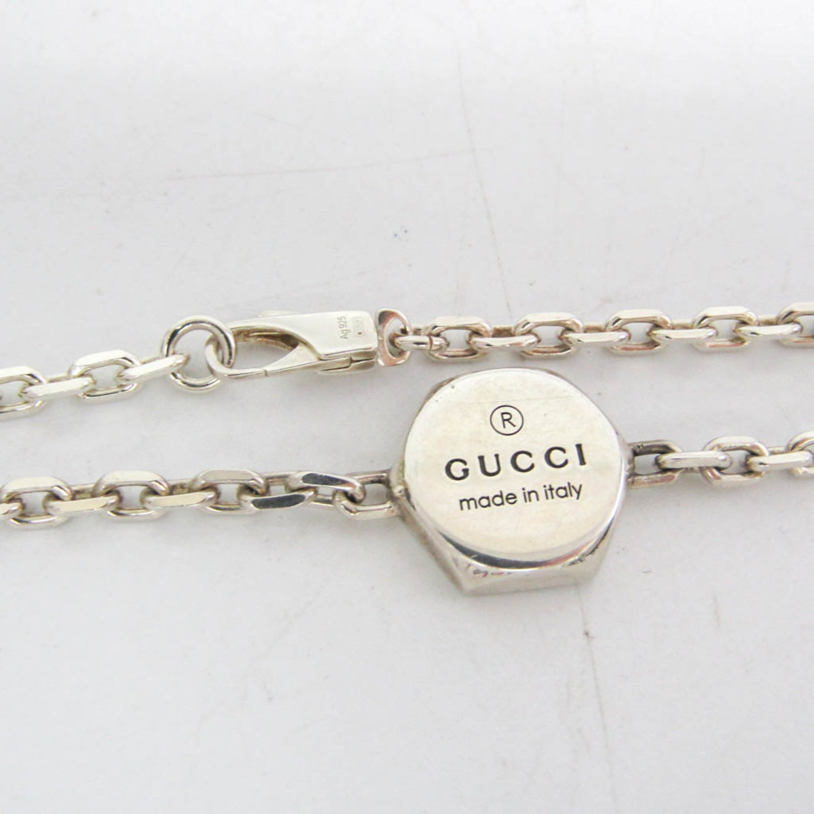 Silver Charm Gucci Bracelet - 4