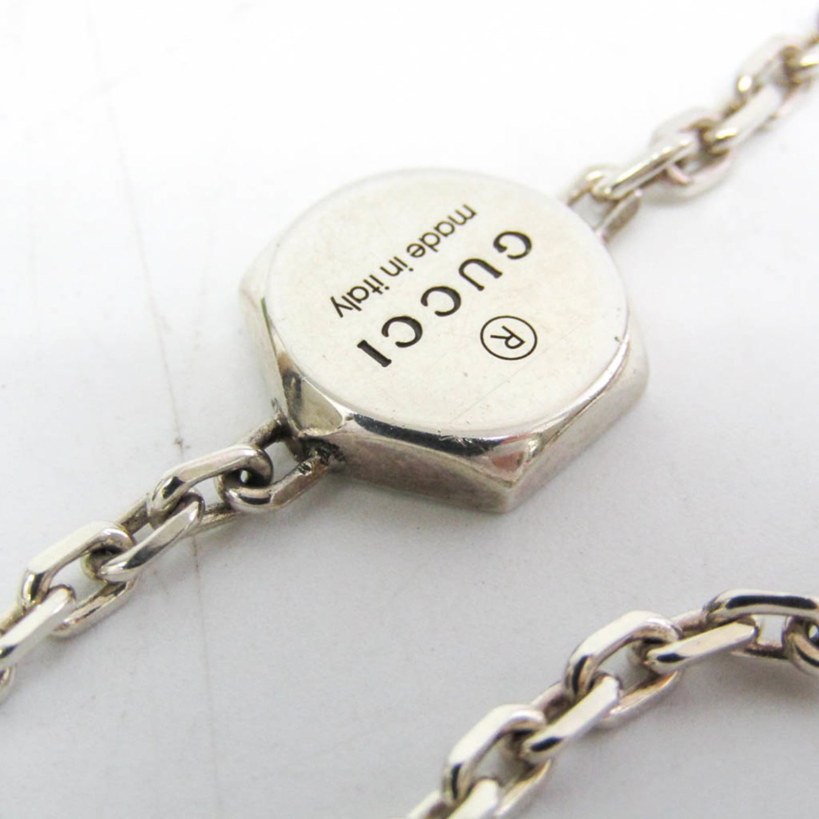 Silver Charm Gucci Bracelet - 6