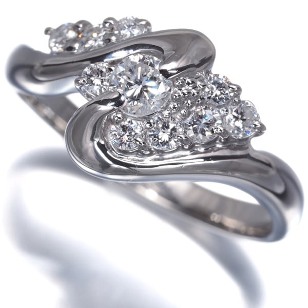 Mitsukoshi Ring Diamond 0.51Ct 10P Us7.25-7.5 900 Platinum: Mitsukoshi Ring Diamond 0.51Ct 10P Us7.25-7.5 900 Platinum The Mitsukoshi Ring Diamond boasts an impressive 0.51 carat natural diamond, expertly set in a platinum band with a sleek design width of