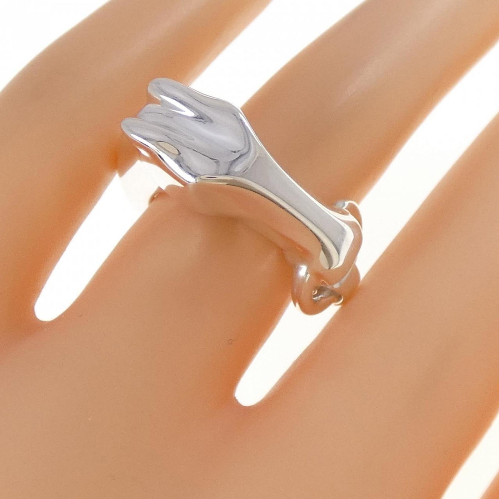 Silver Ring Band Hermes 925 - 5