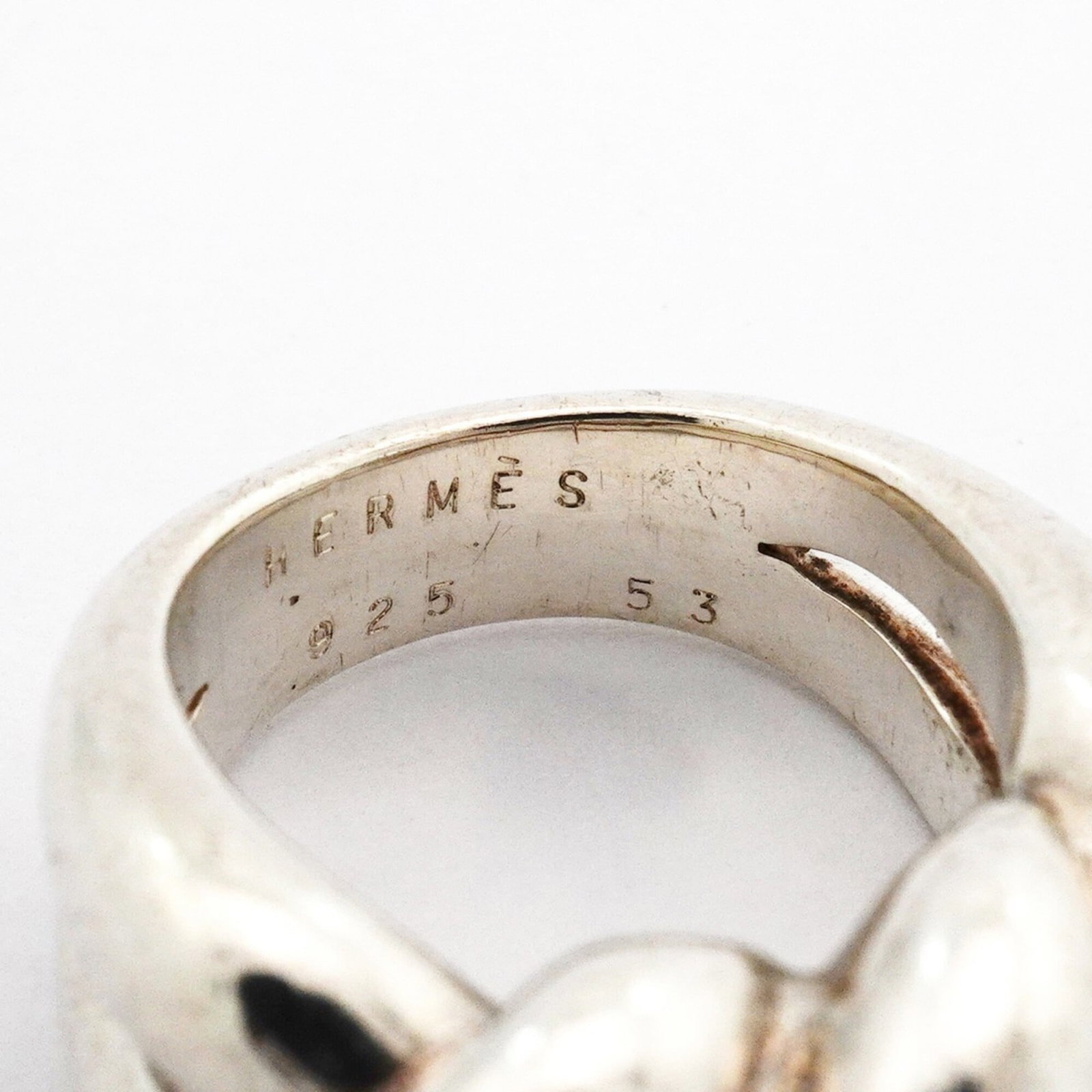 Silver Ring Band Hermes 925 - 5