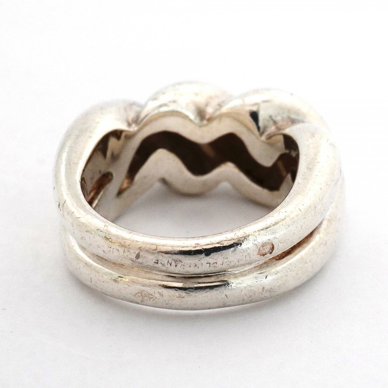 Silver Ring Band Hermes 925 - 6