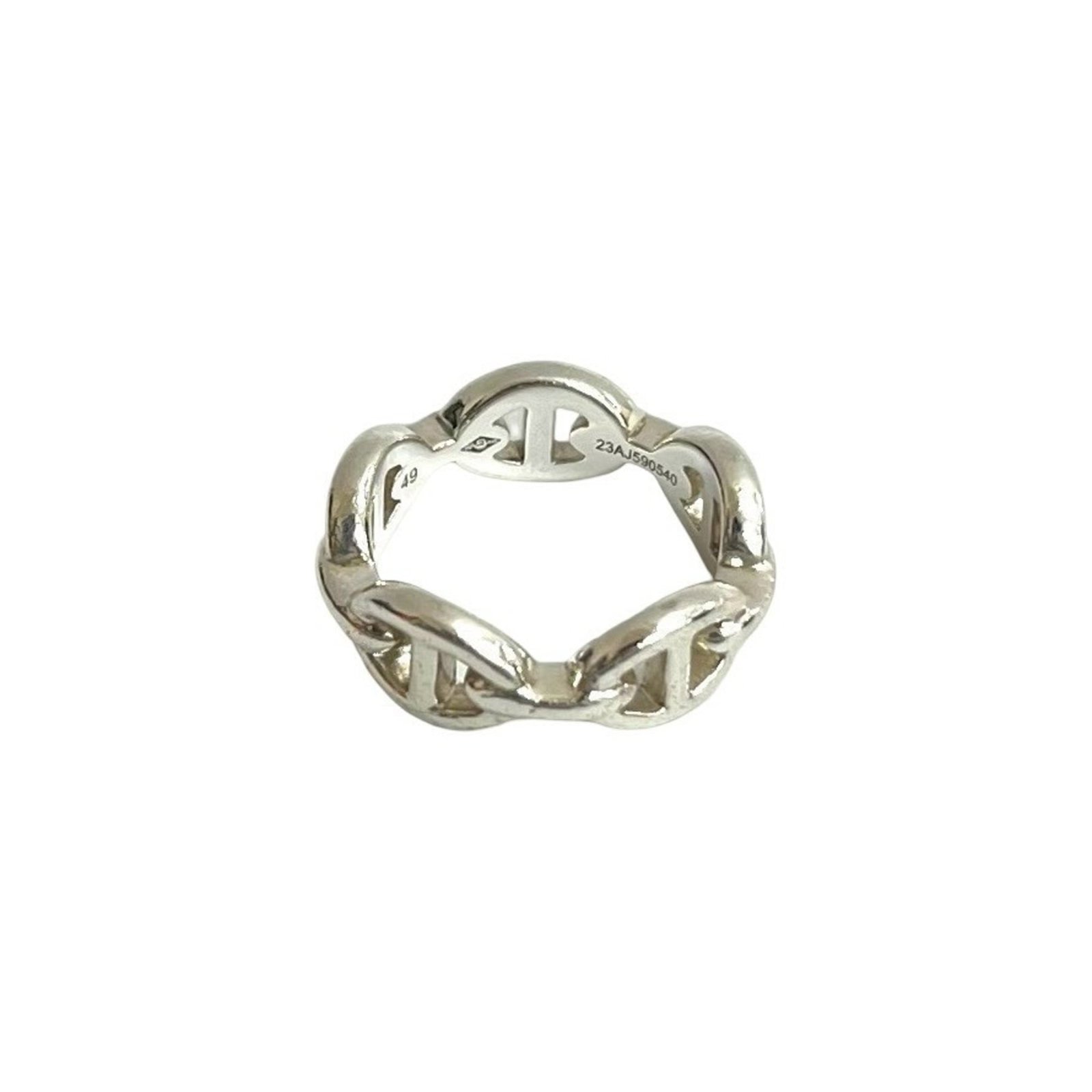 Silver Ring Band Hermes 925: Silver Ring Band Hermes 925 Silver Ring Band Hermes 925, a sleek and modern accessory made from high-quality silver. This versatile band can be worn by both men and women, available in US size 5 and