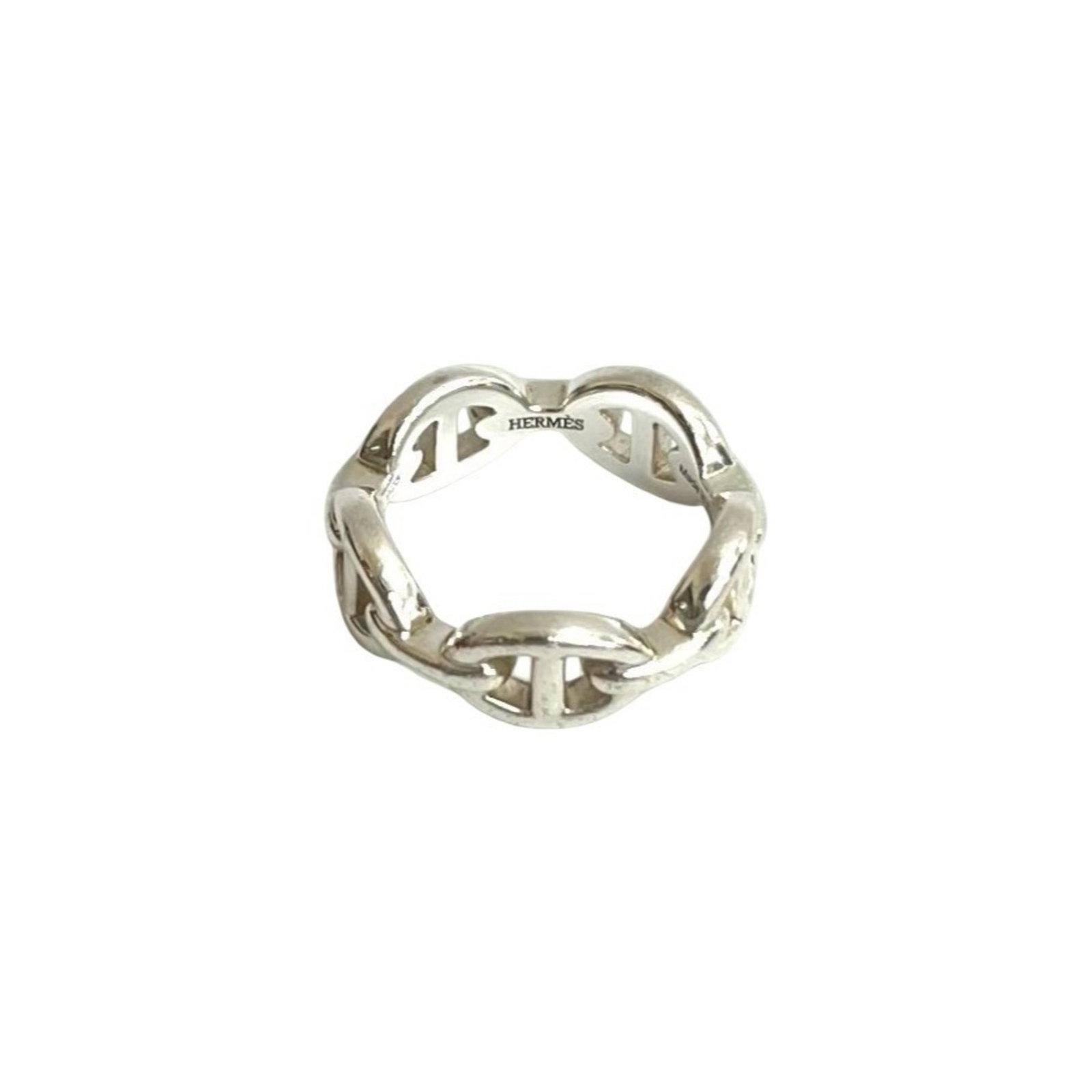 Silver Ring Band Hermes 925 - 4