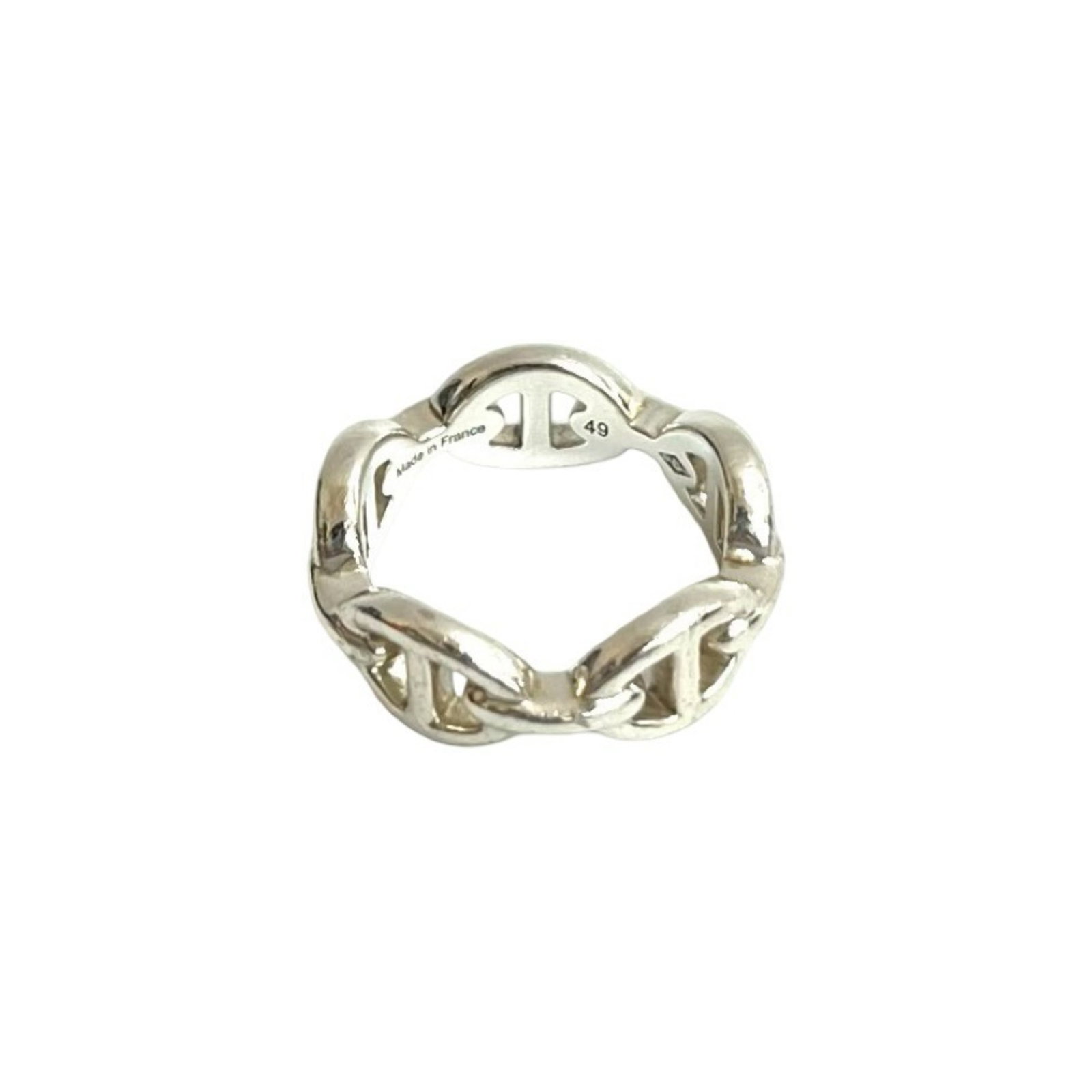 Silver Ring Band Hermes 925 - 6