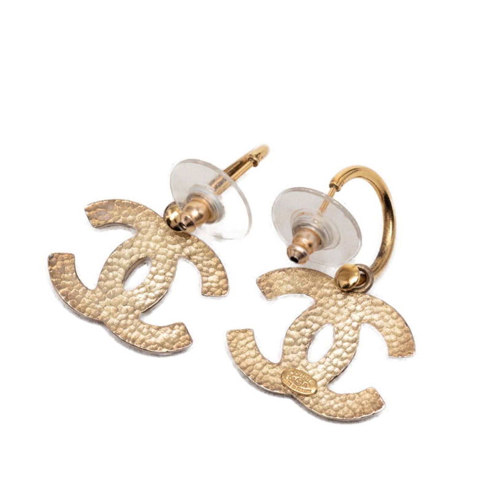 Chanel Stud Earrings Gold Plating - 2