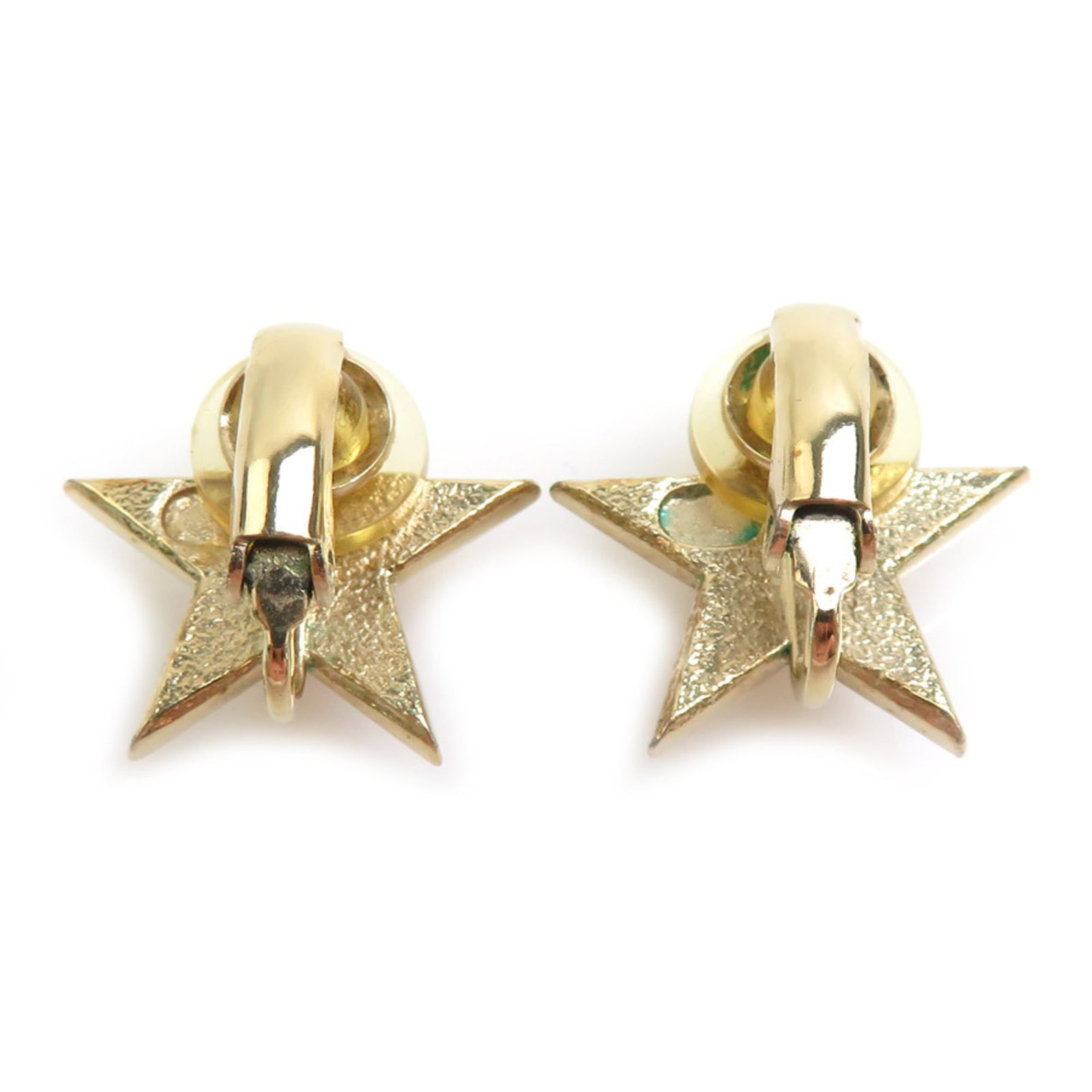Metal Stud Chanel Earrings - 4