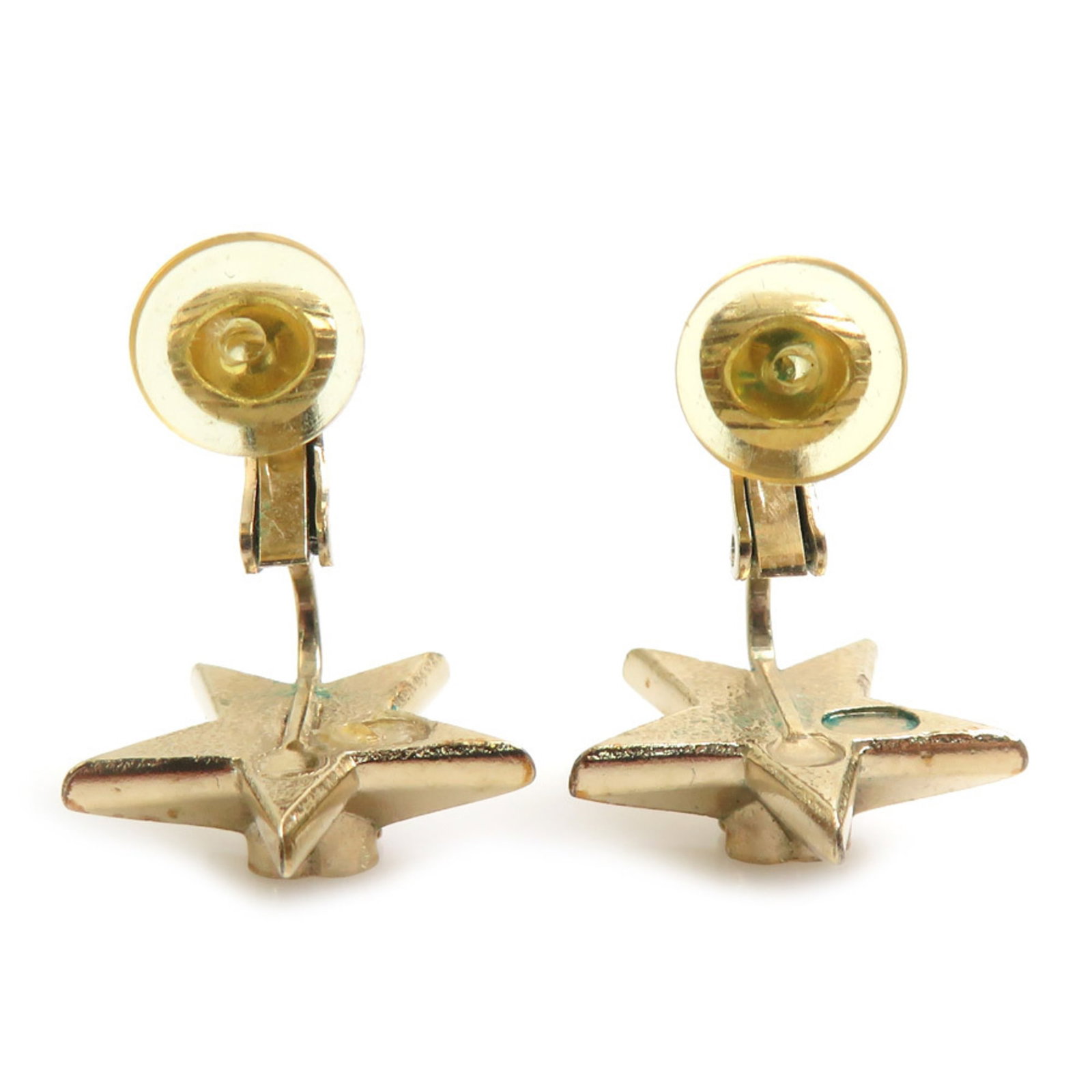 Metal Stud Chanel Earrings - 5