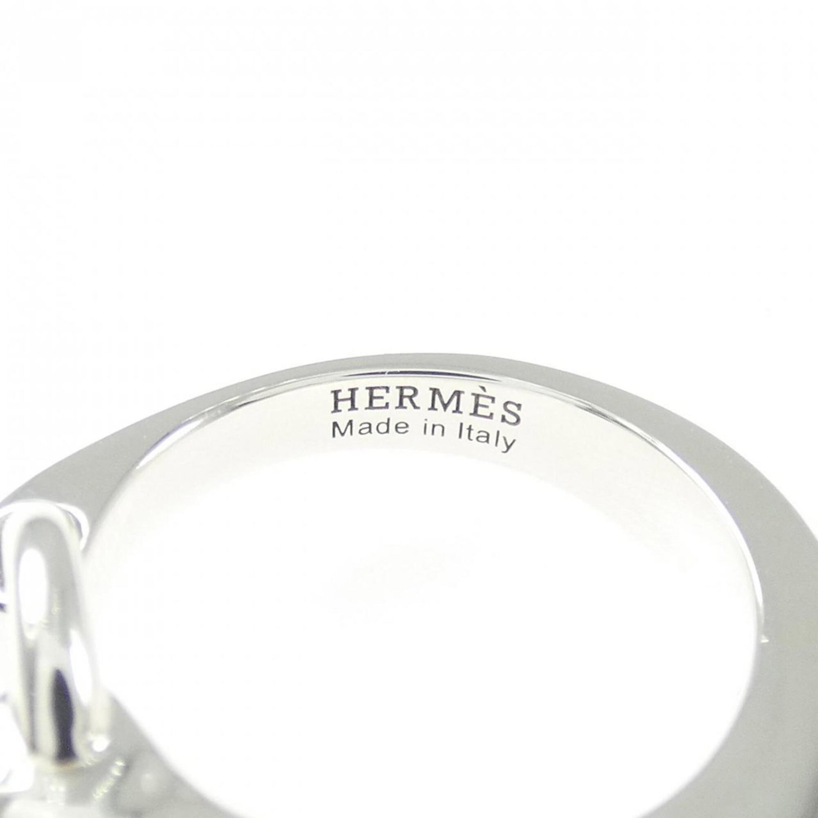 Silver Ring Band Hermes 925 - 4