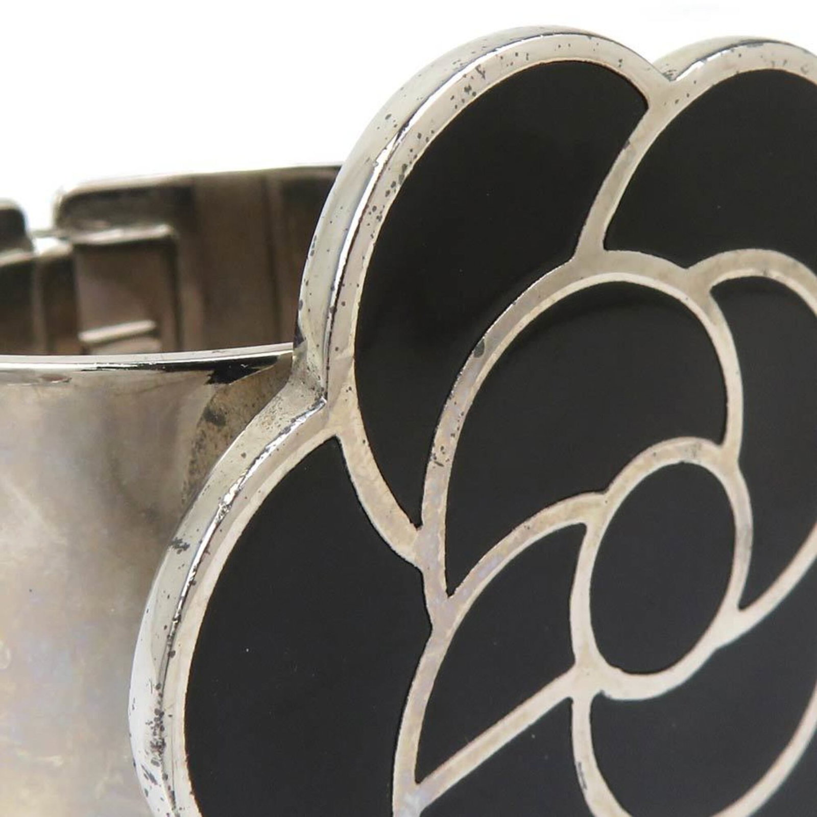 Metal enamel bangle Chanel - 7