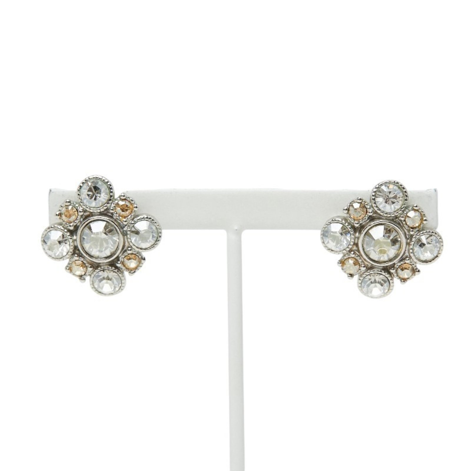 Metal Stud Chanel Earrings - 2
