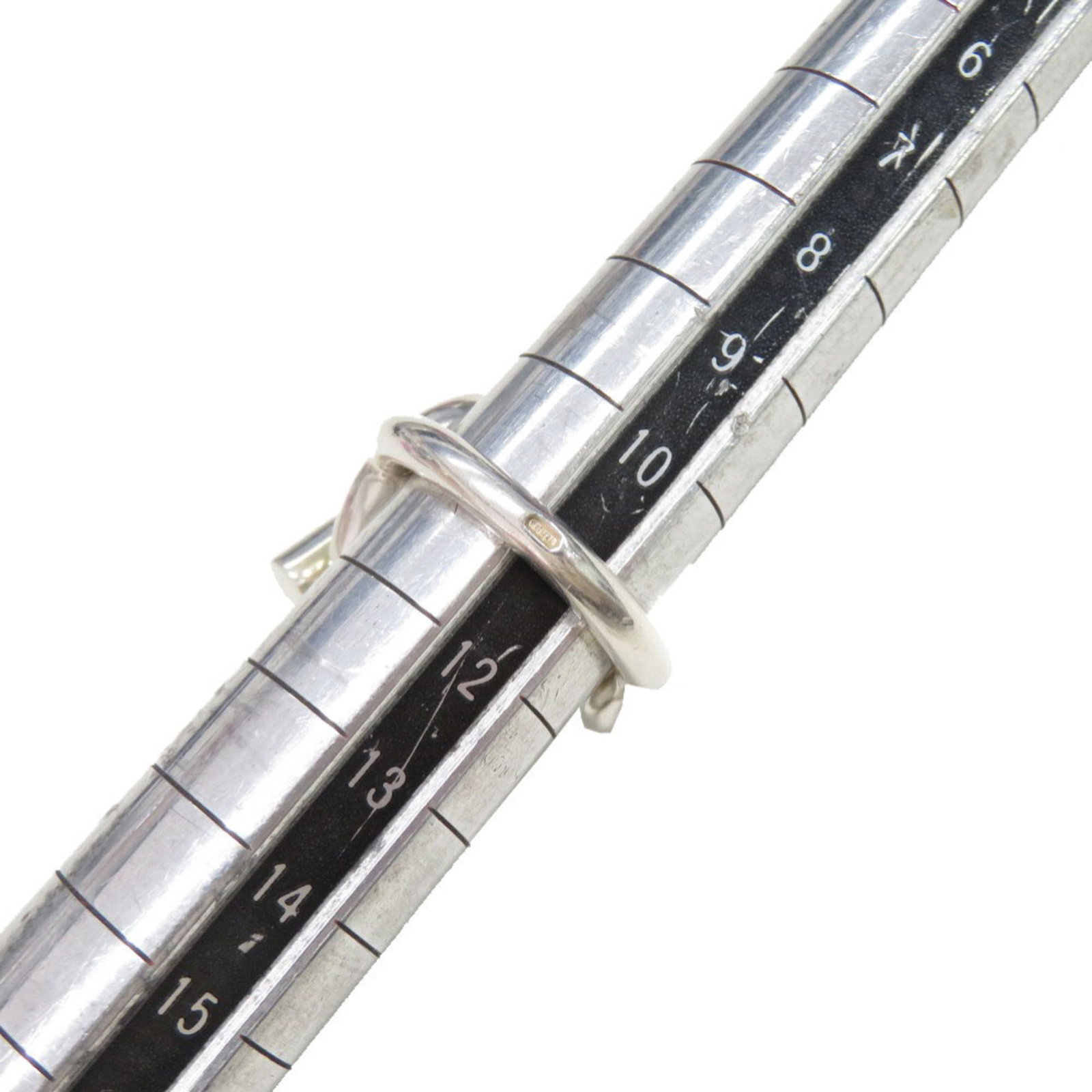 Silver Ring Band Hermes 925 - 10