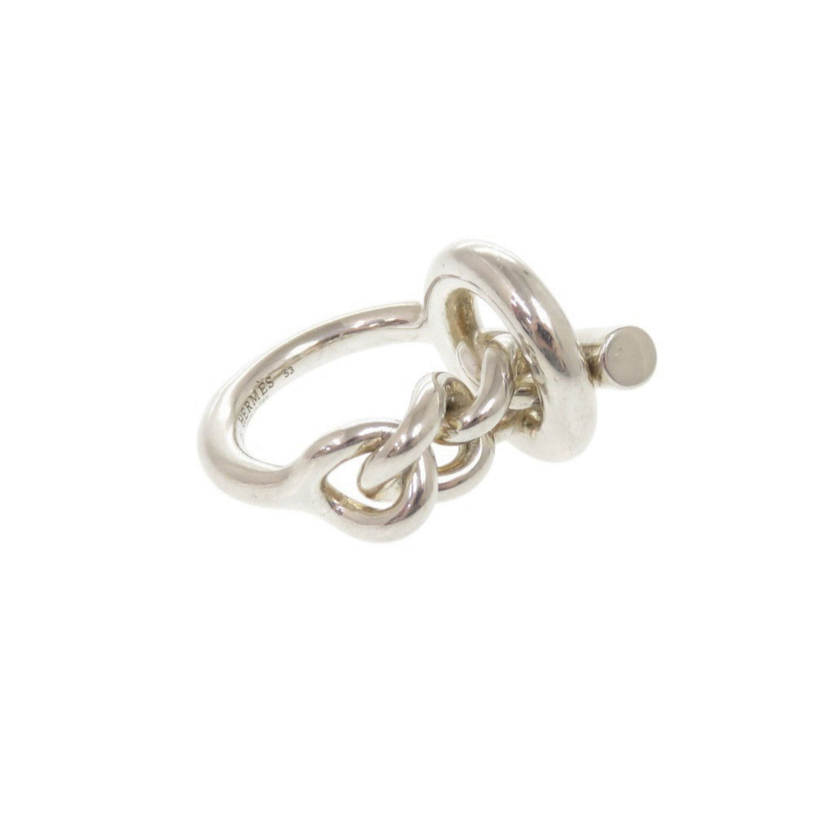 Silver Ring Band Hermes 925 - 4