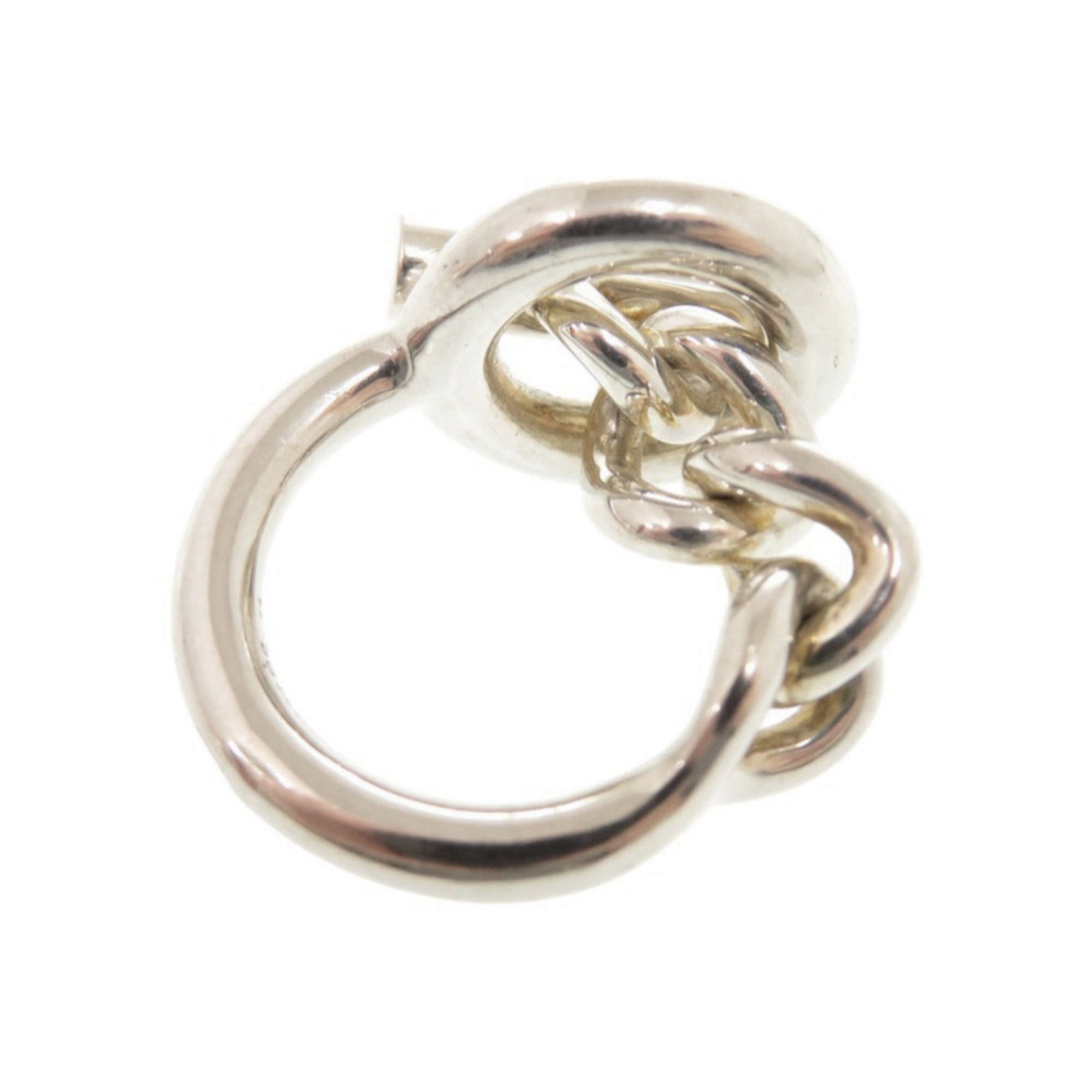 Silver Ring Band Hermes 925 - 9