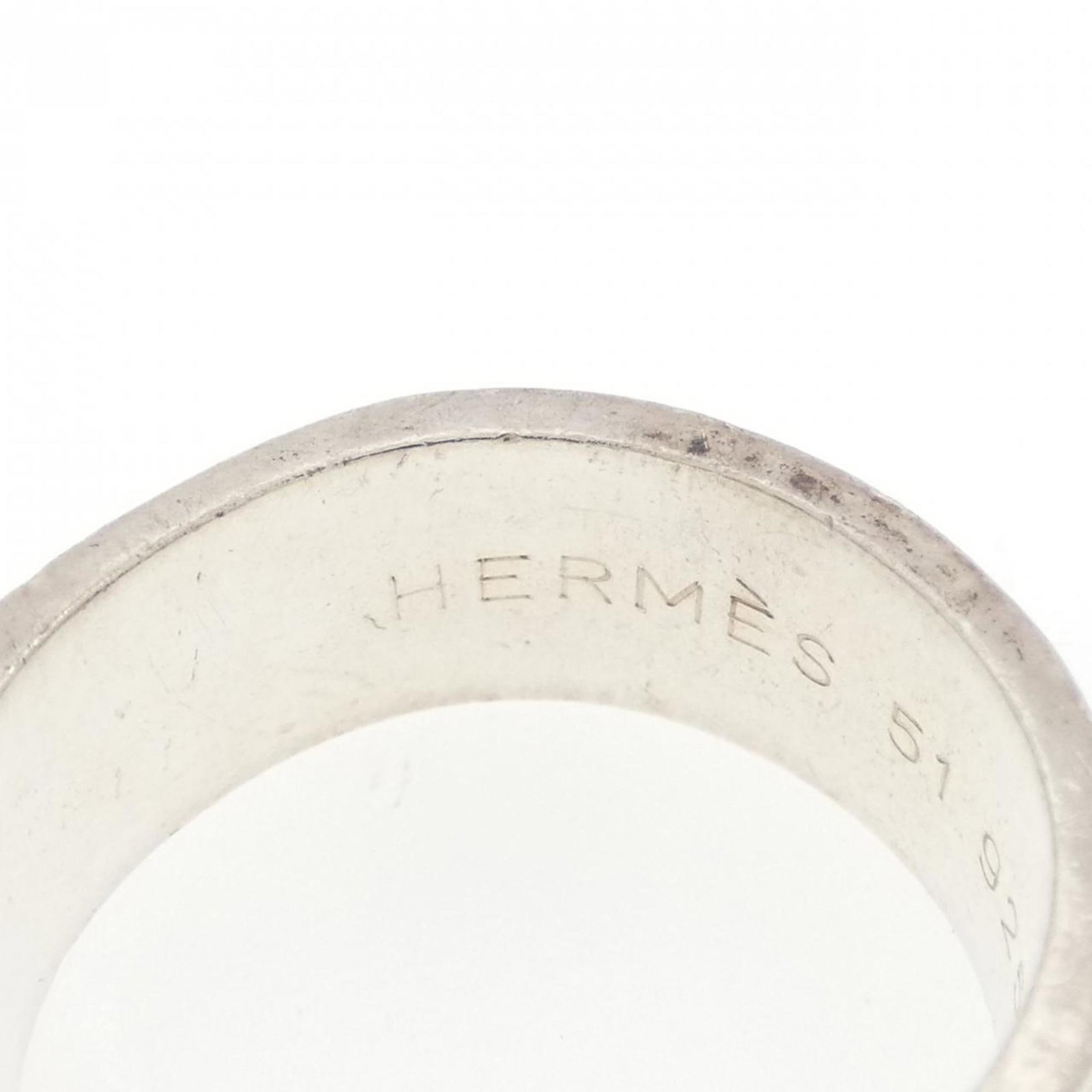 Silver Ring Band Hermes 925 - 4