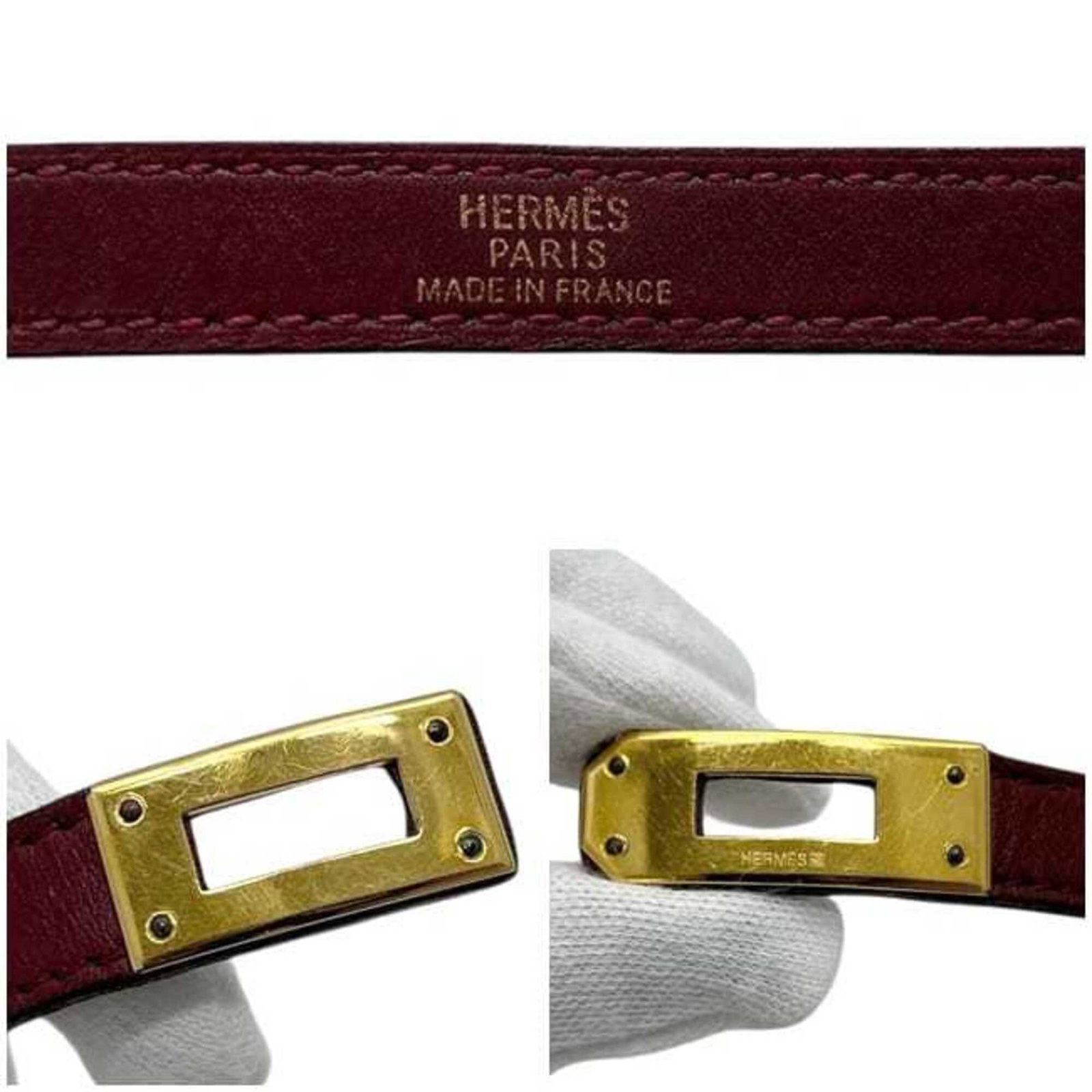 Hermes Leather Charm Bracelet - 7