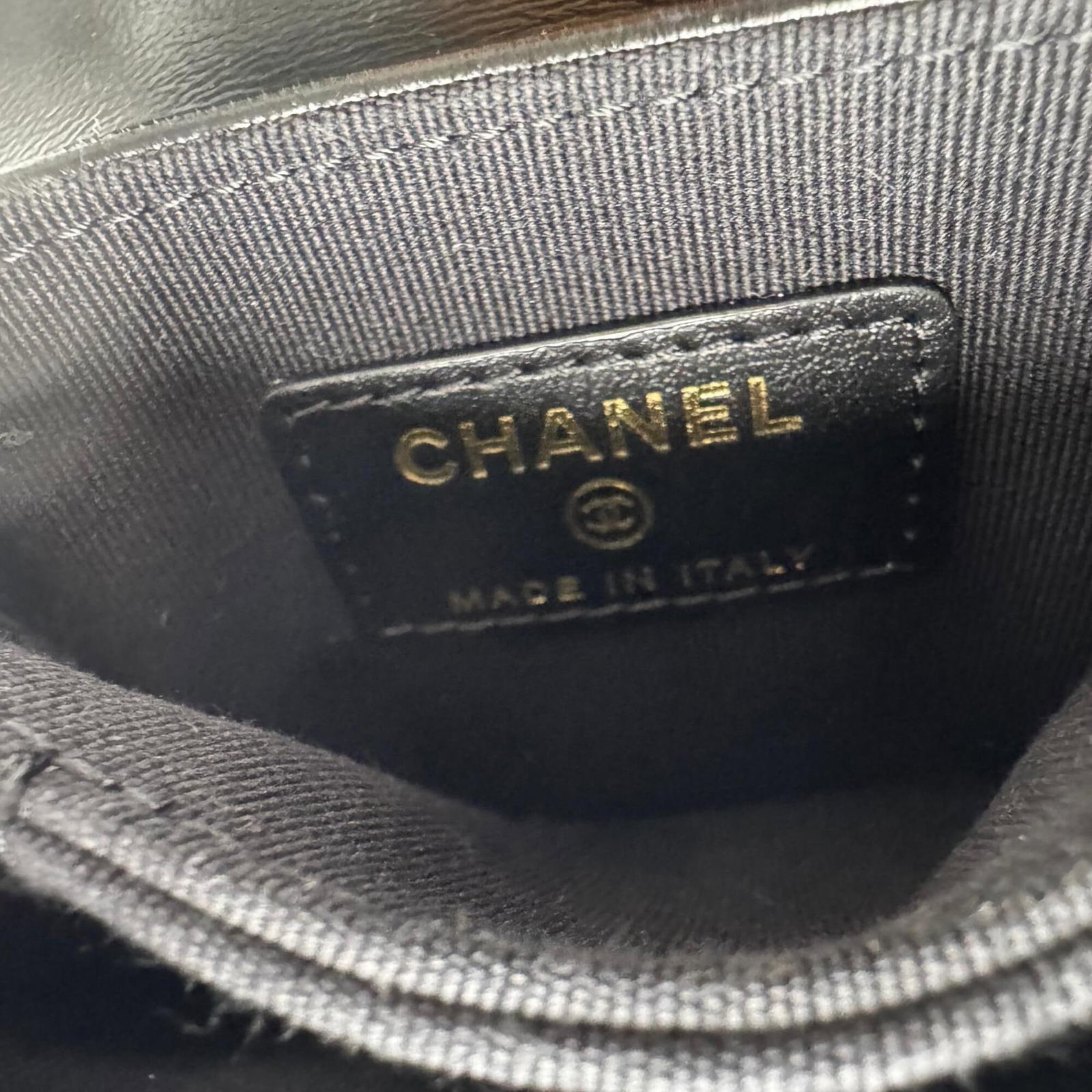 Handbag Leather Charm Chanel - 9