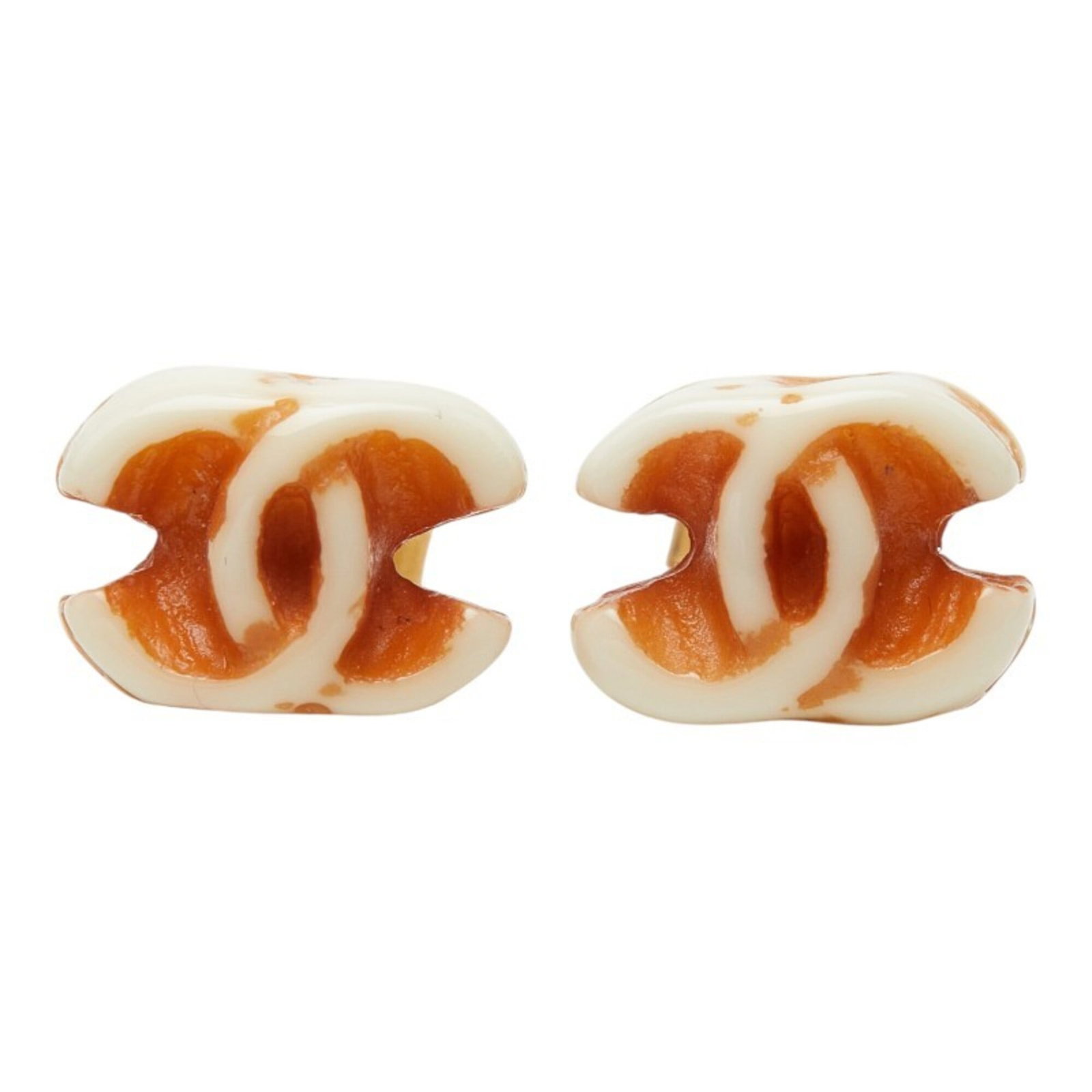 Stud earrings plastic by Chanel - 2