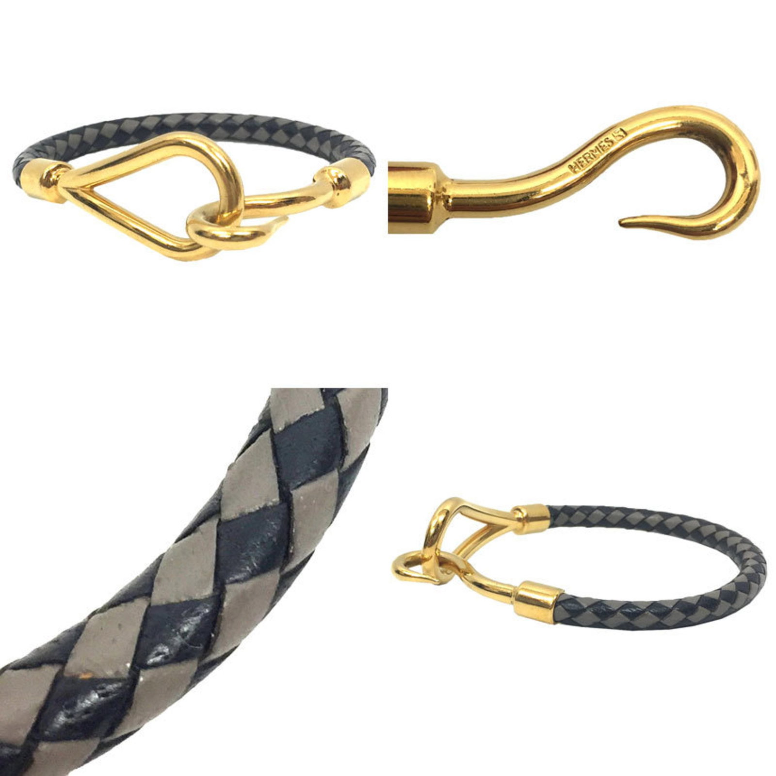 Hermes Charm Leather Brass - 2