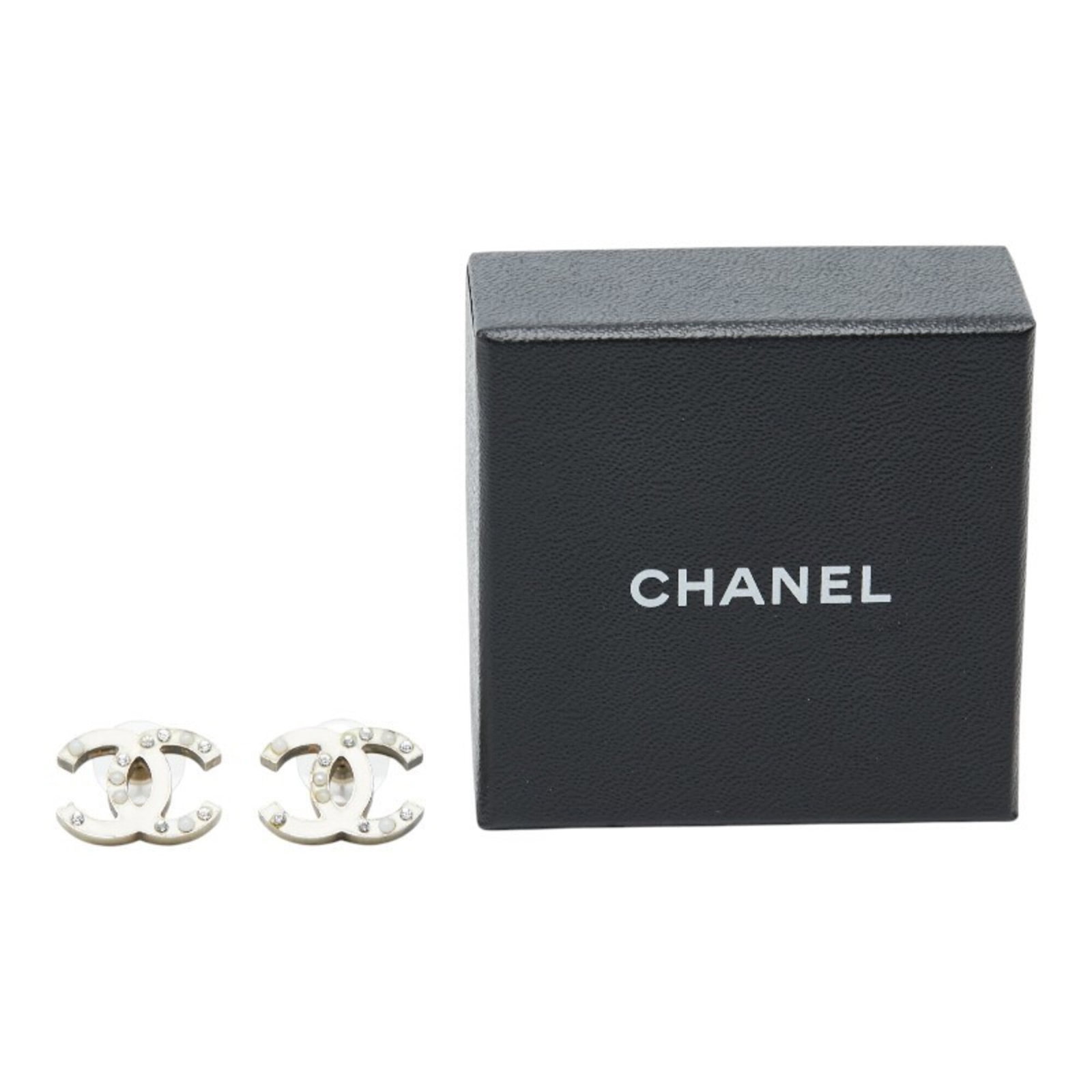 Metal Stud Chanel Earrings - 5