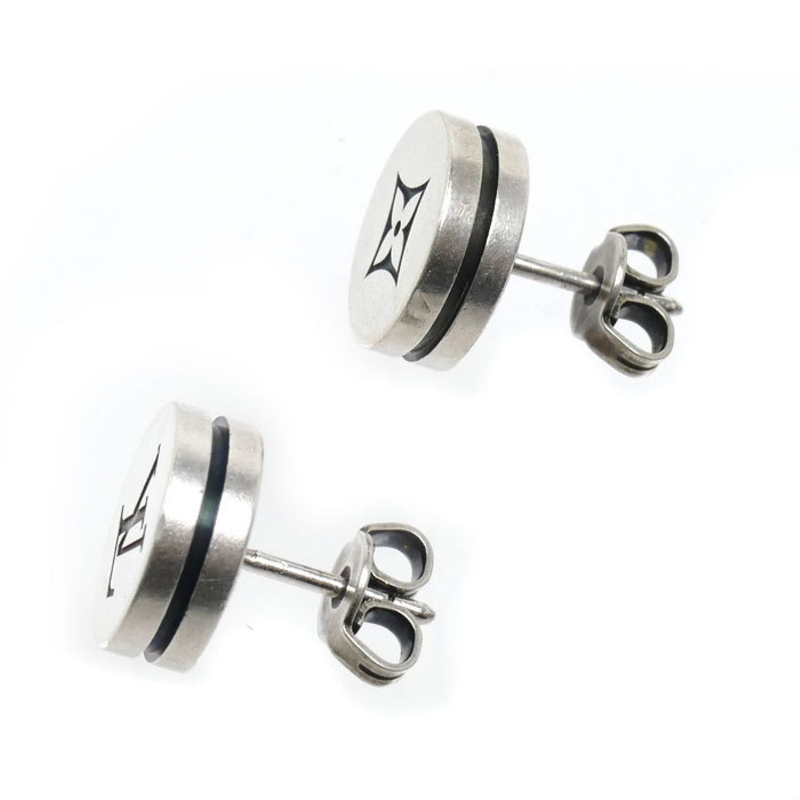 Louis Vuitton stud earrings silver 925 - 2