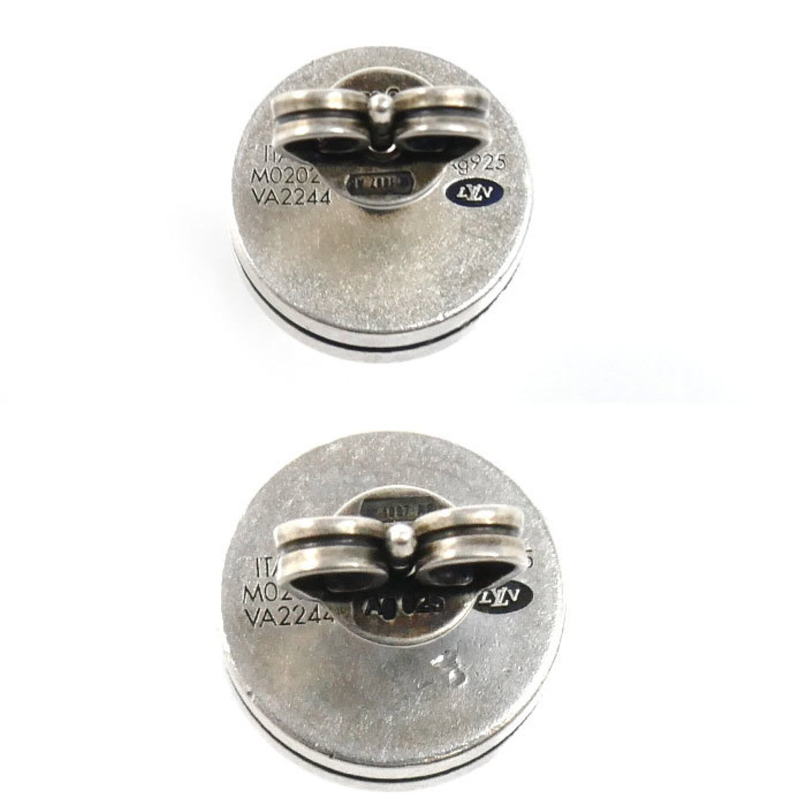 Louis Vuitton stud earrings silver 925 - 4