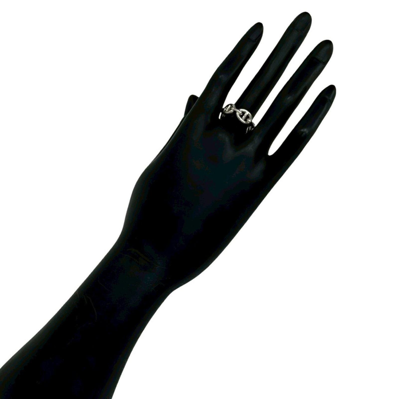 Silver Ring Band Hermes 925 - 2