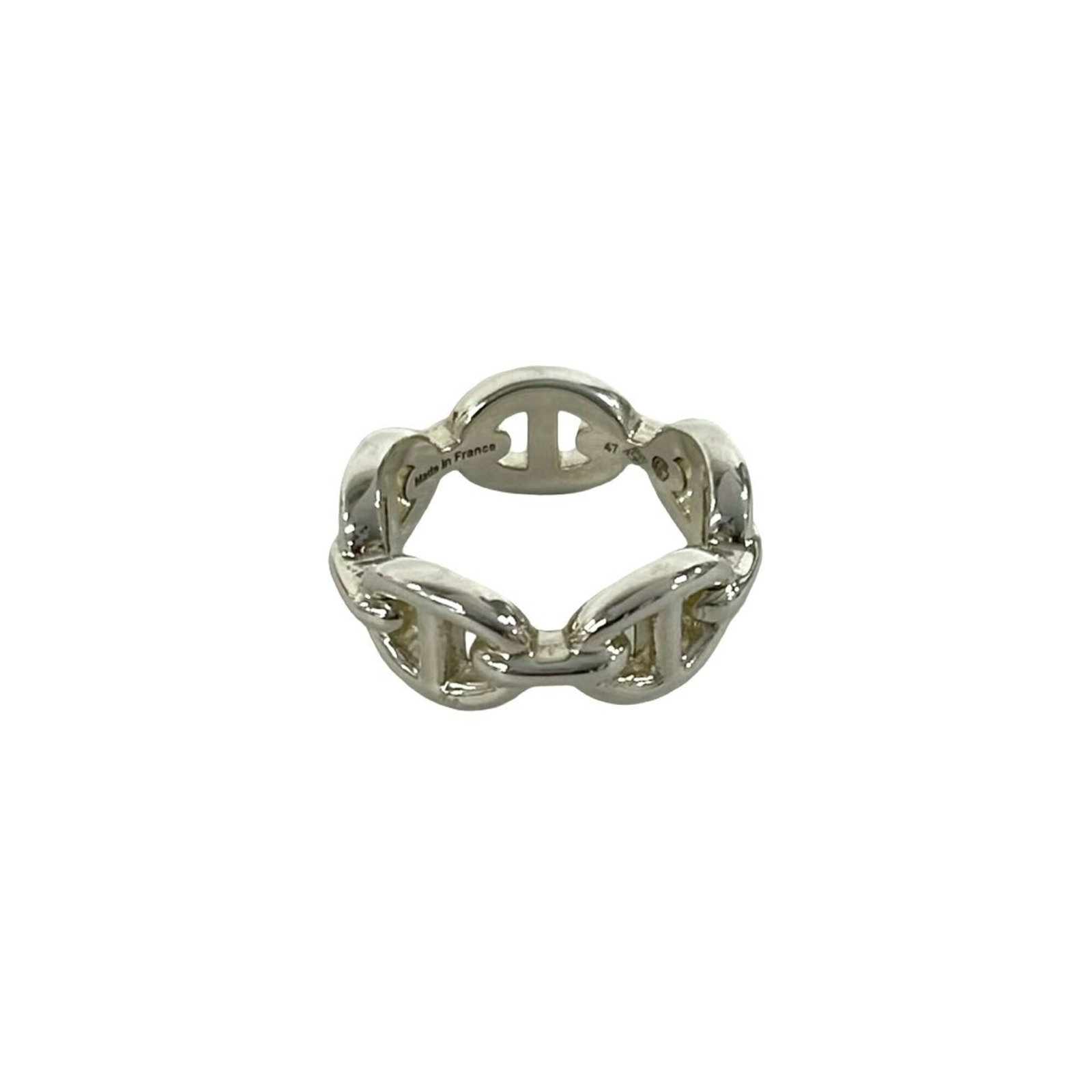 Silver Ring Band Hermes 925 - 6