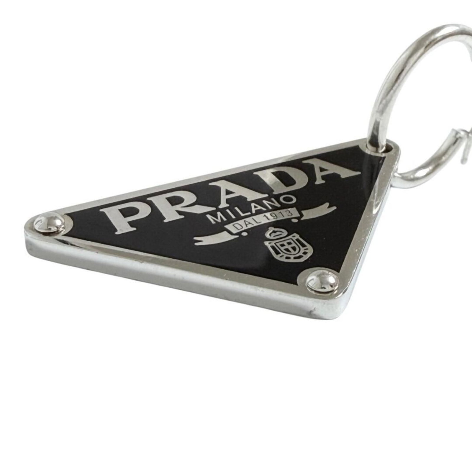 Silver Drop Earrings Prada 925 - 6