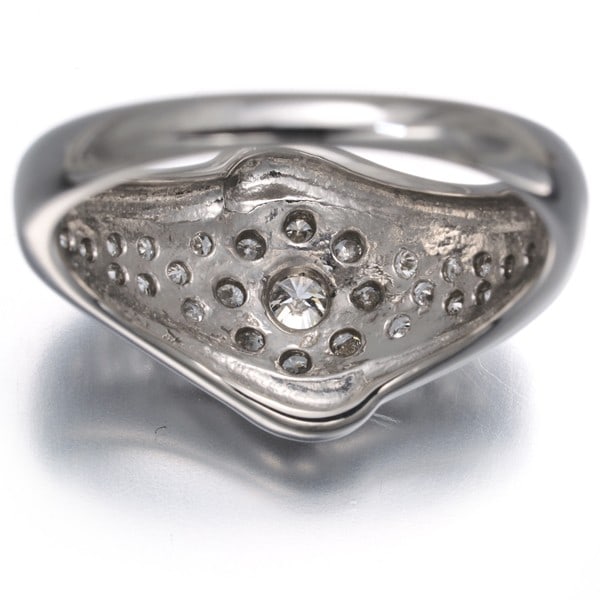 Diamond 0.52Ct Paved Ring 900 Platinum - 3