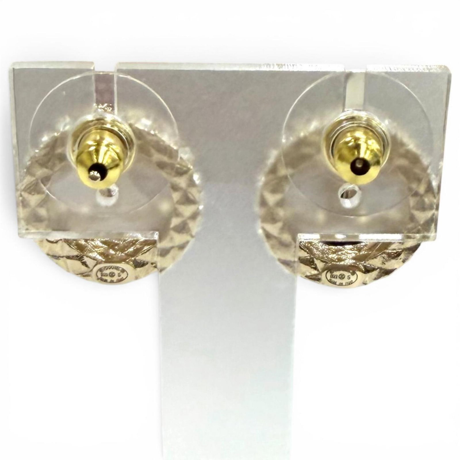 Rhinestone stud earrings Chanel - 4