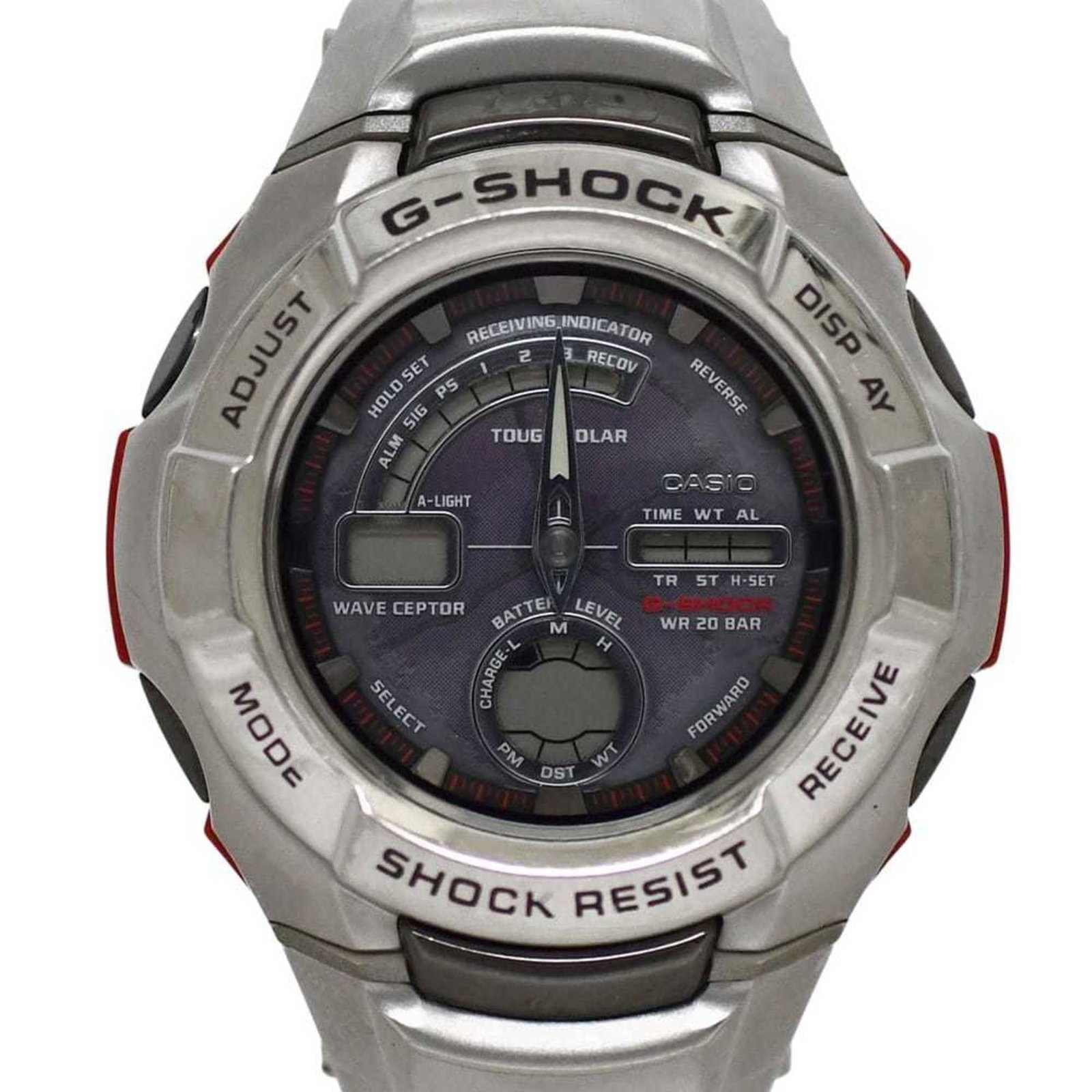 Wristwatch By Casio: Wristwatch By Casio Stainless steel construction provides durability, while the purple dial adds a pop of color to this sleek watch. The quartz movement ensures accurate timekeeping, and the