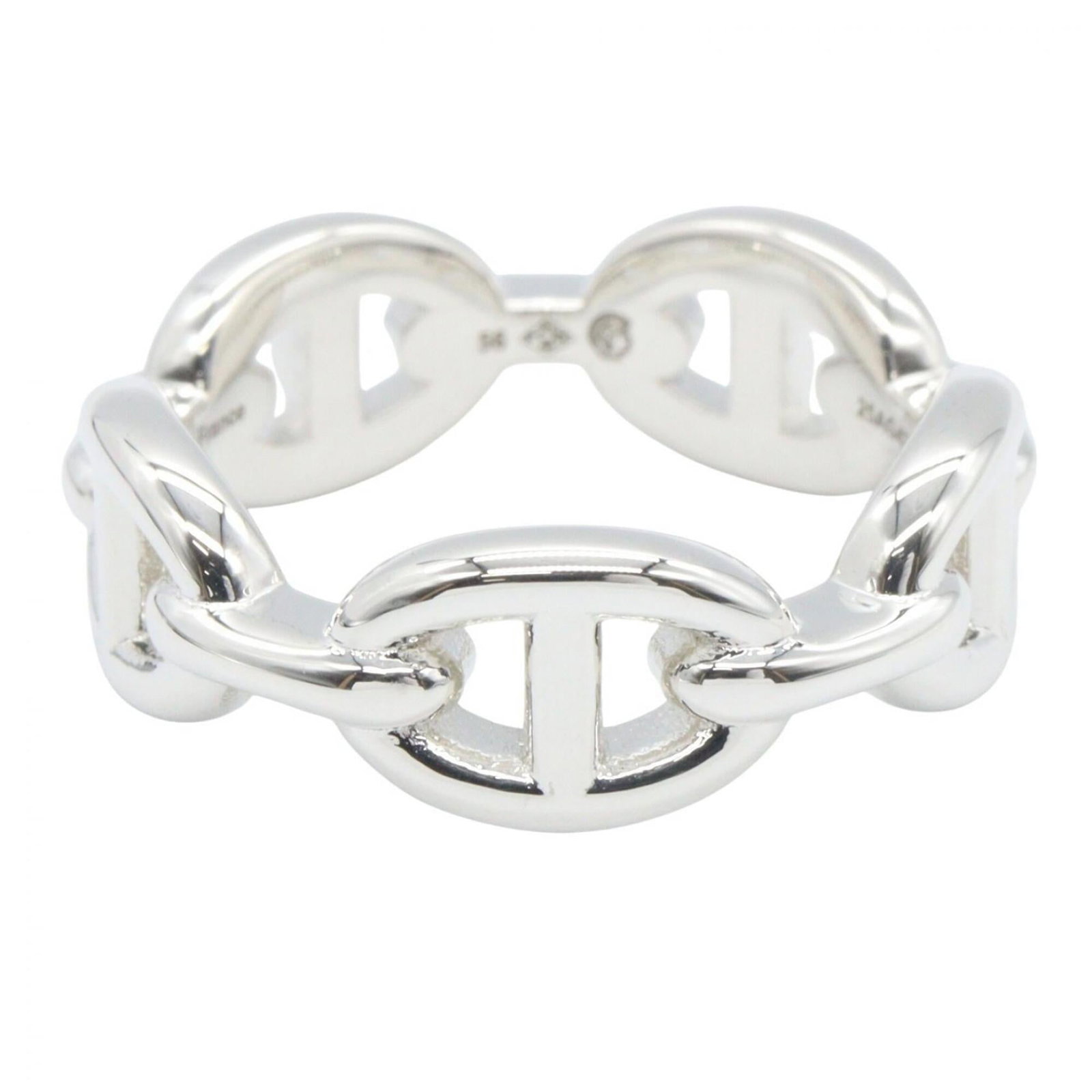 Silver Ring Band Hermes 925 - 2